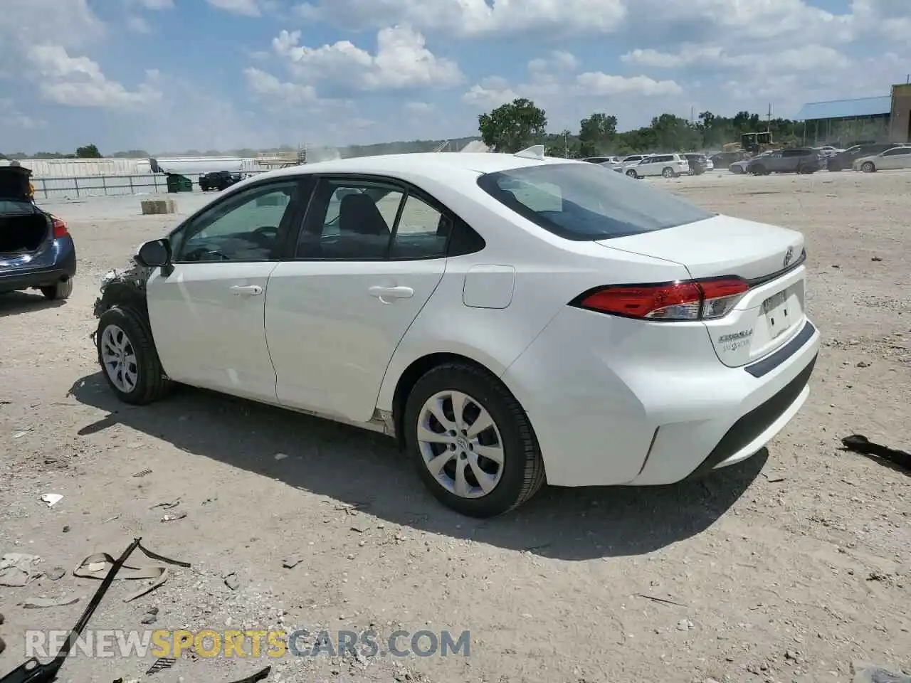 2 Photograph of a damaged car 5YFEPMAE1MP195122 TOYOTA COROLLA 2021
