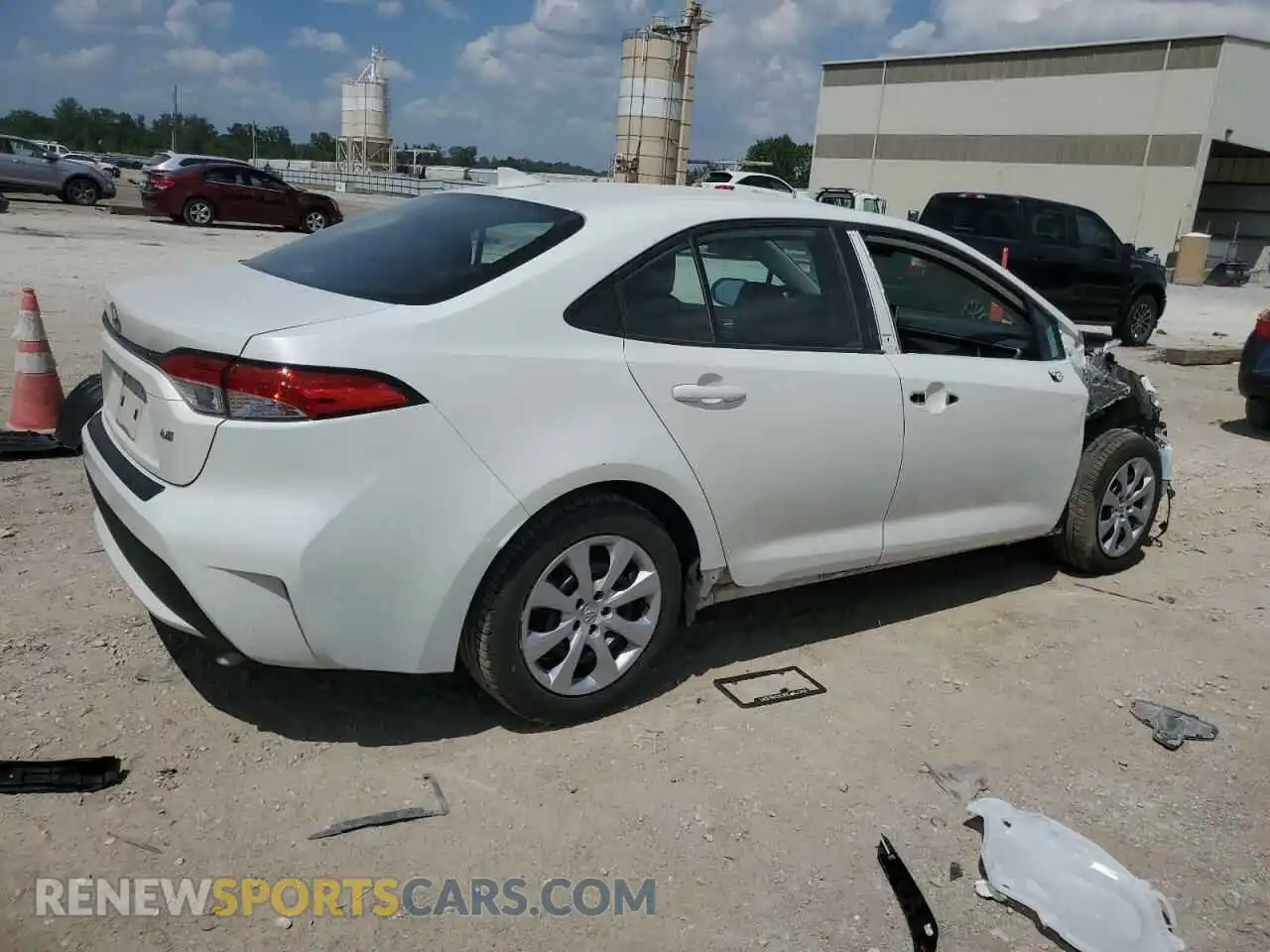 3 Photograph of a damaged car 5YFEPMAE1MP195122 TOYOTA COROLLA 2021