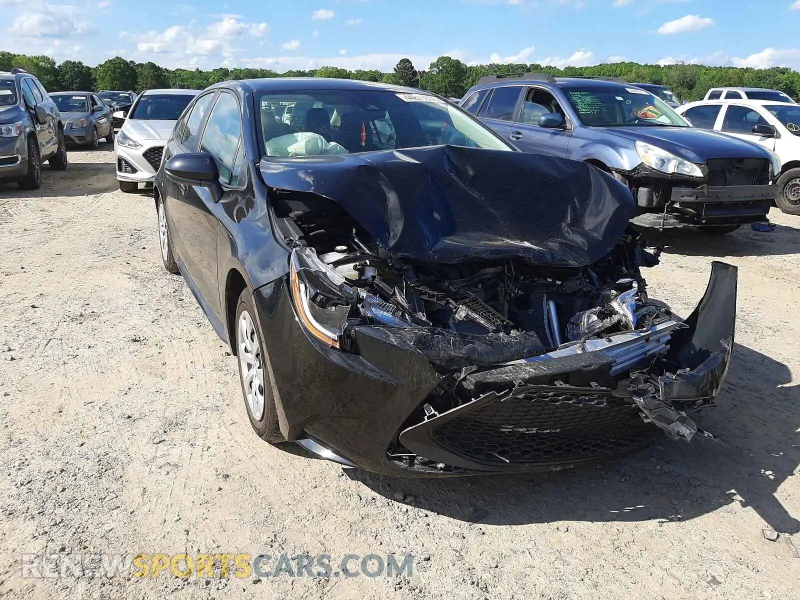 1 fotografías del automóvil dañado 5YFEPMAE1MP198392 TOYOTA COROLLA 2021