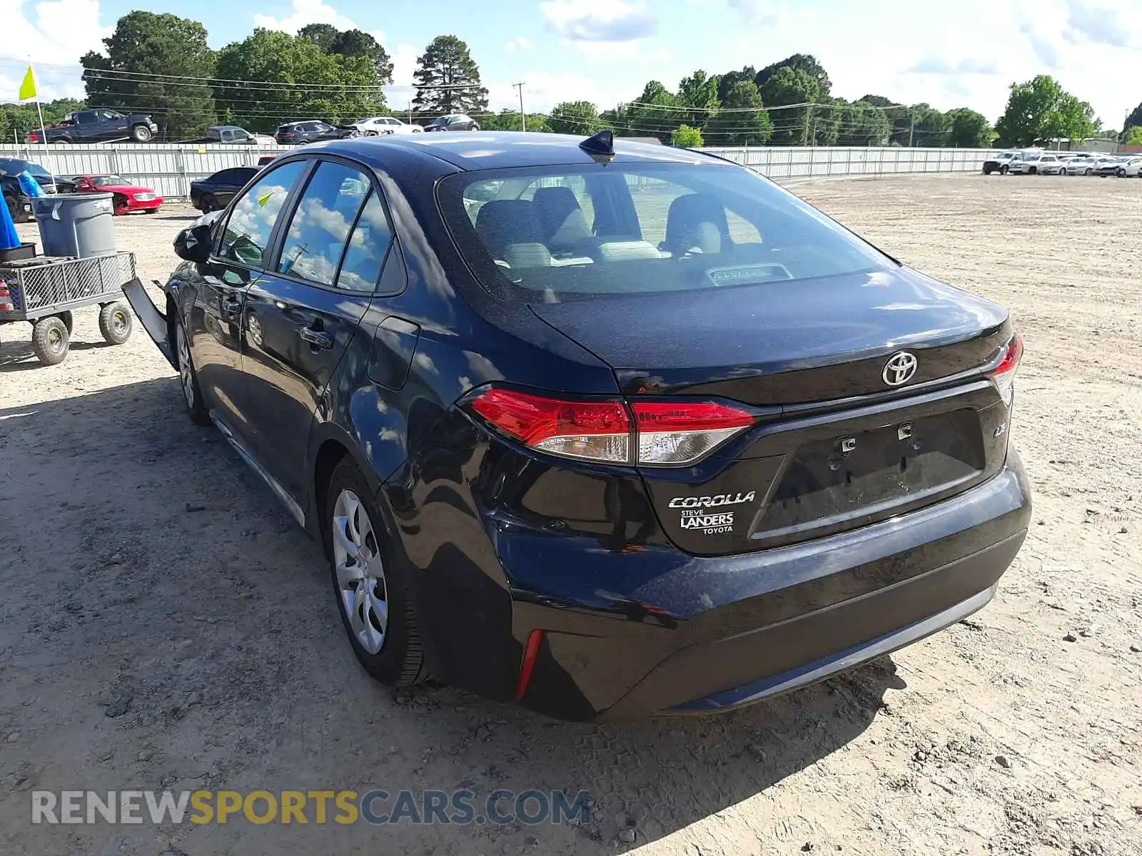 3 fotografías del automóvil dañado 5YFEPMAE1MP198392 TOYOTA COROLLA 2021