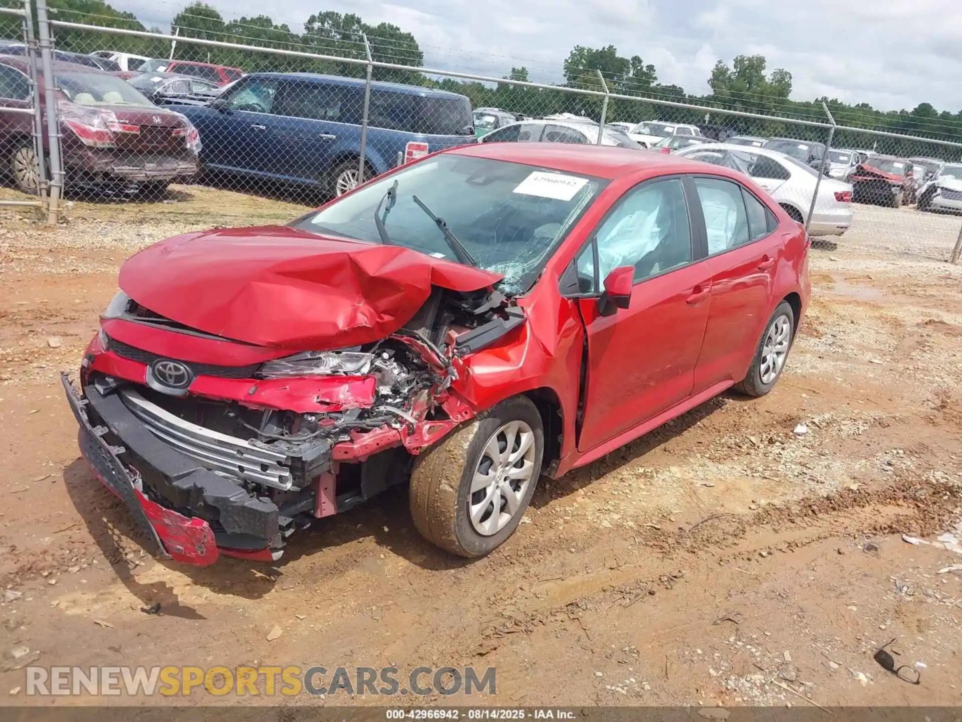 2 Photograph of a damaged car 5YFEPMAE1MP198571 TOYOTA COROLLA 2021