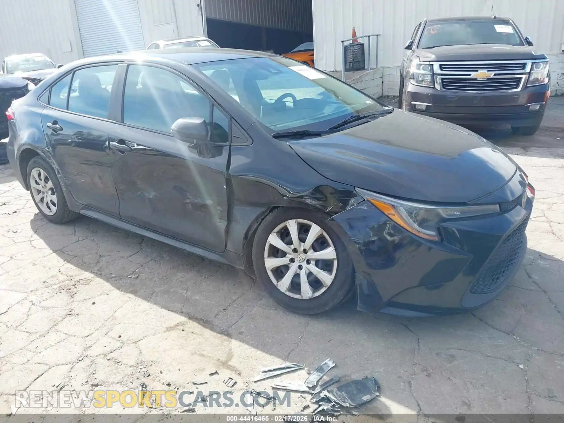 1 Photograph of a damaged car 5YFEPMAE1MP199641 TOYOTA COROLLA 2021
