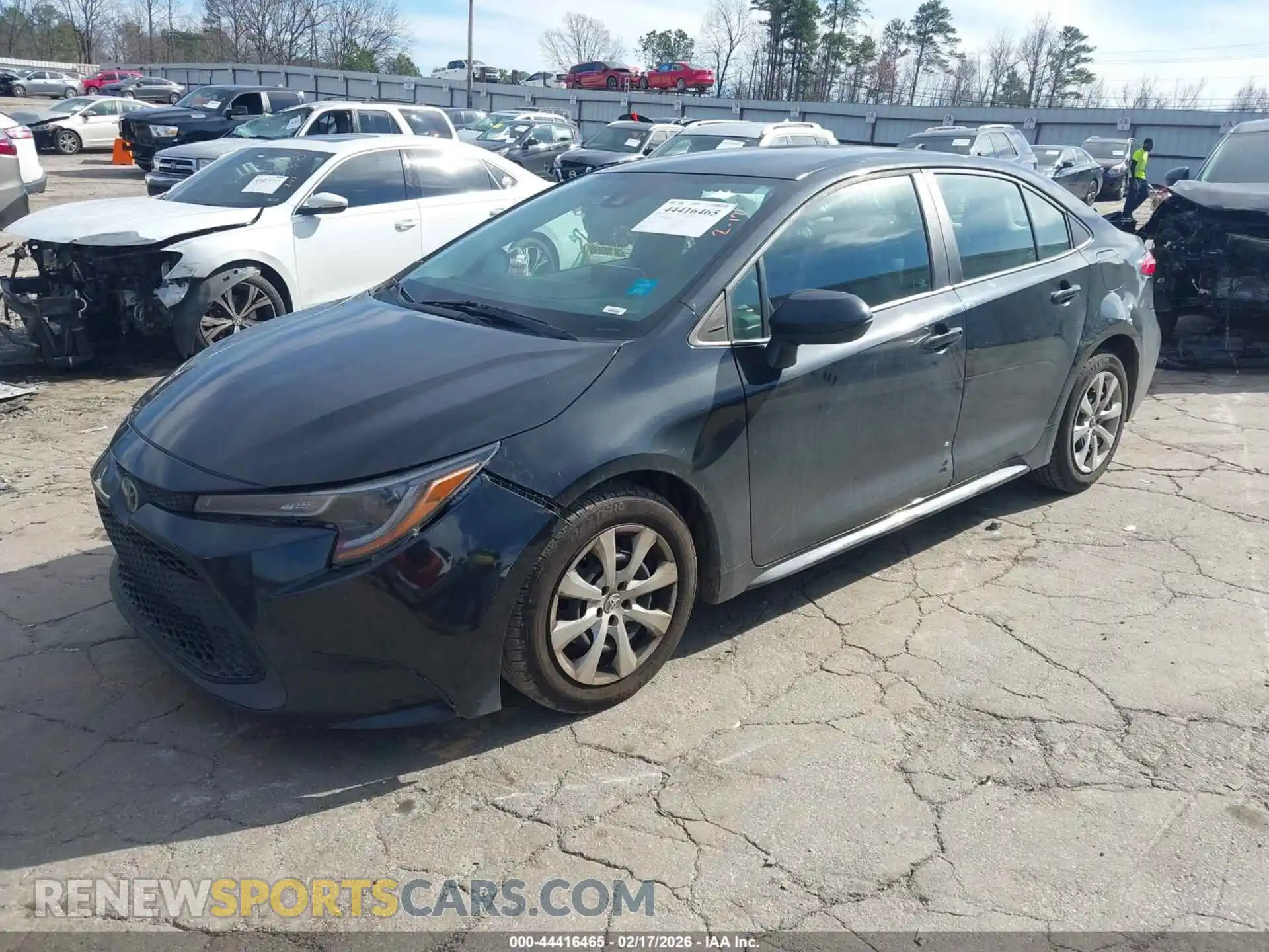 2 Photograph of a damaged car 5YFEPMAE1MP199641 TOYOTA COROLLA 2021
