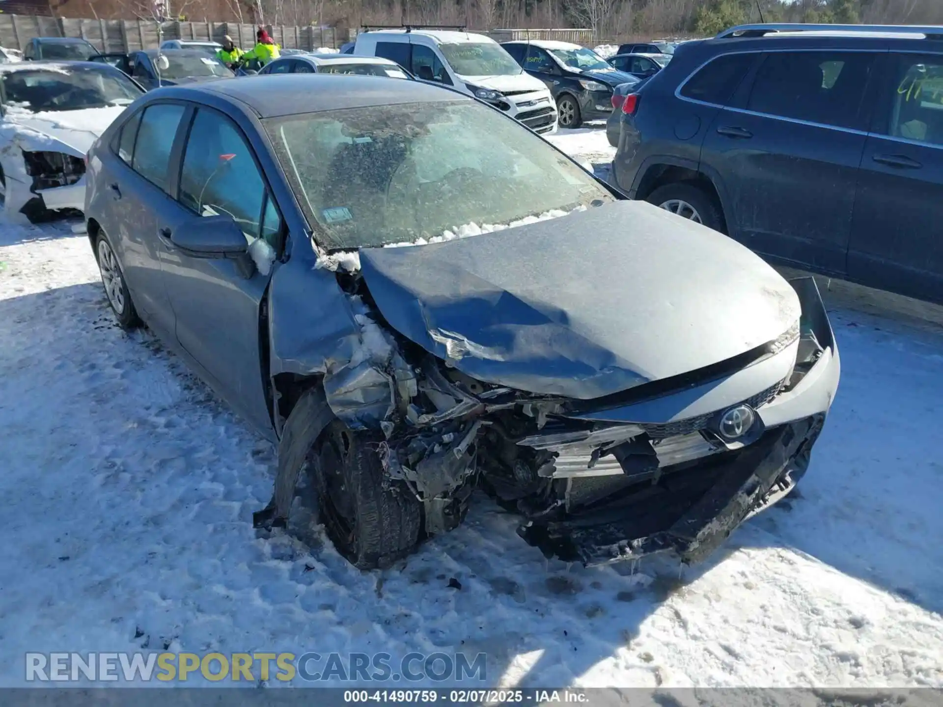 1 Photograph of a damaged car 5YFEPMAE1MP199803 TOYOTA COROLLA 2021