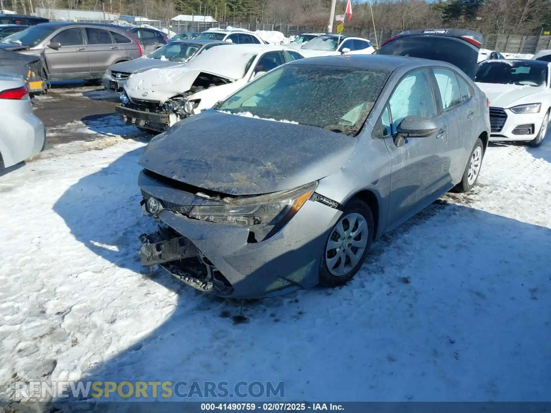 2 Photograph of a damaged car 5YFEPMAE1MP199803 TOYOTA COROLLA 2021