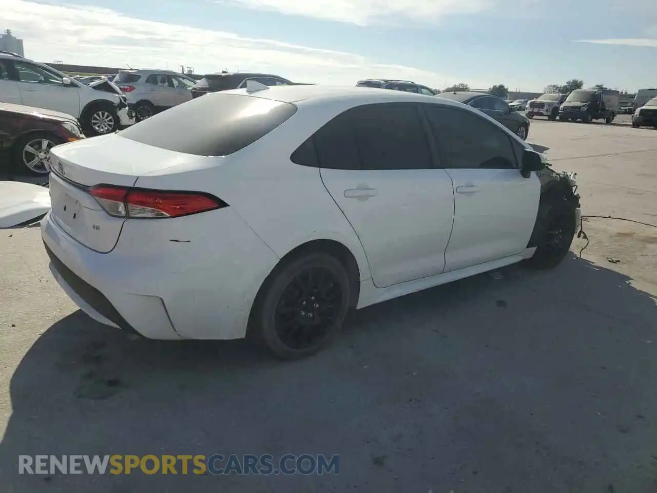 3 Photograph of a damaged car 5YFEPMAE1MP201789 TOYOTA COROLLA 2021