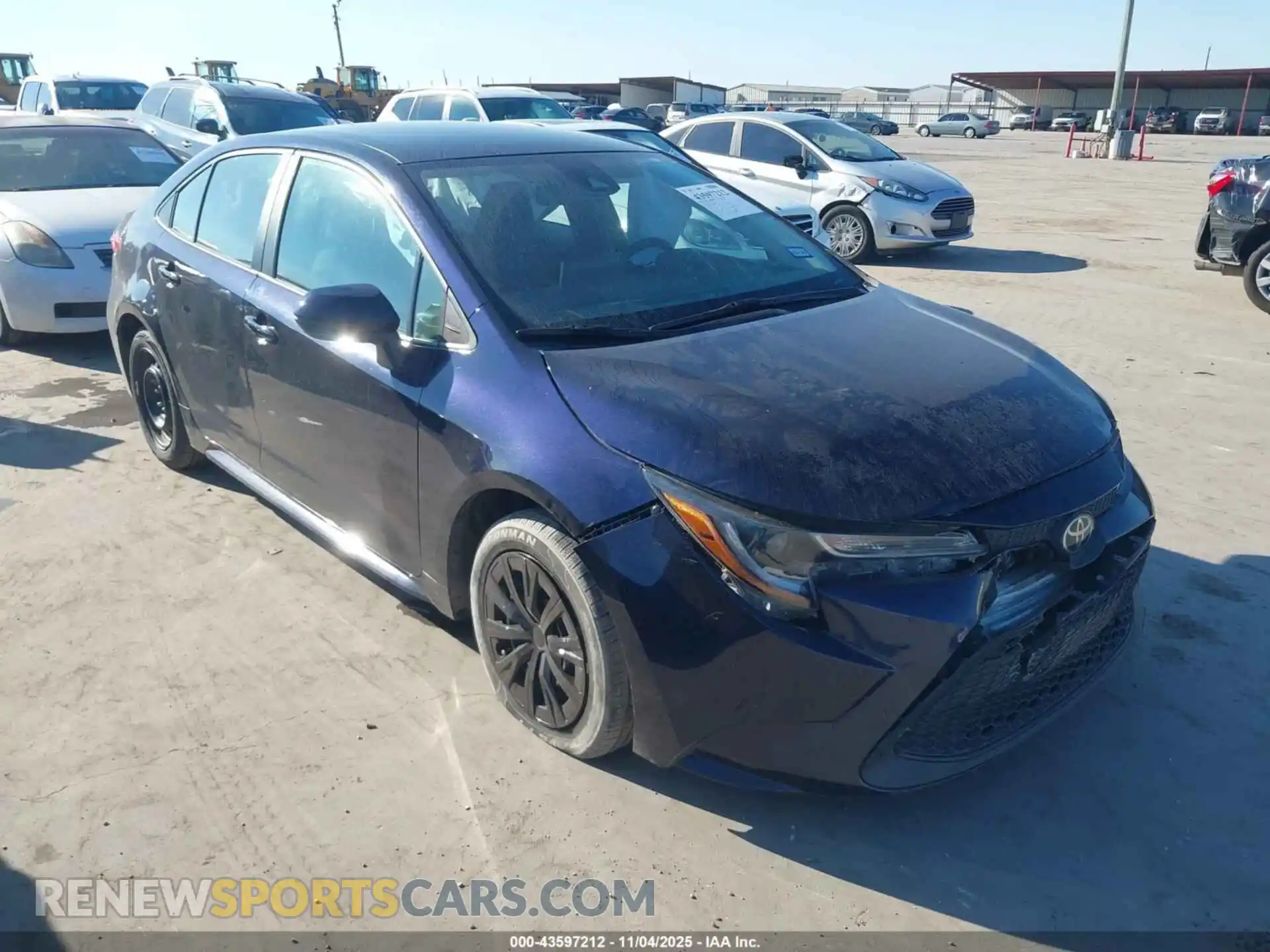 1 Photograph of a damaged car 5YFEPMAE1MP203641 TOYOTA COROLLA 2021