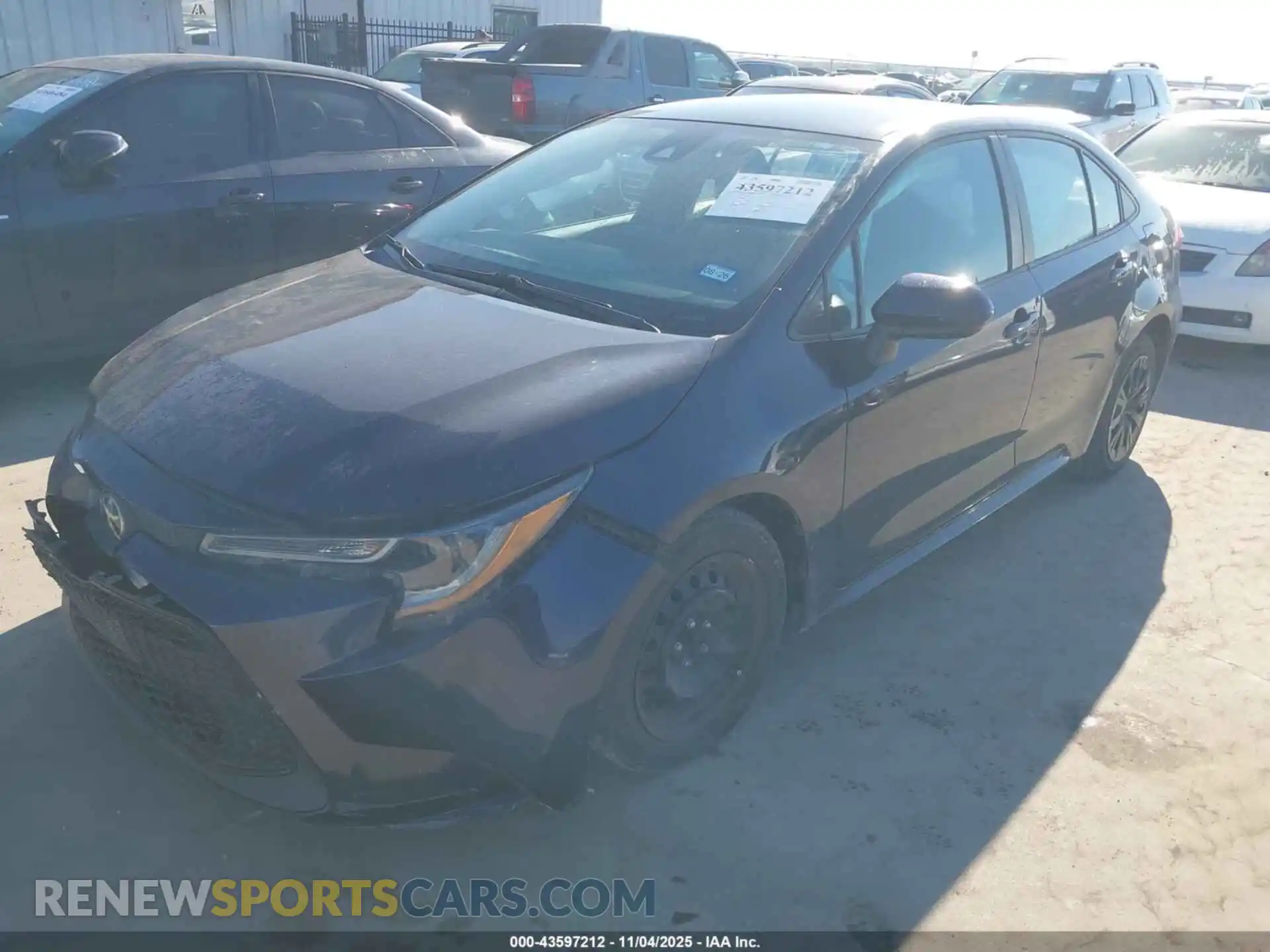 2 Photograph of a damaged car 5YFEPMAE1MP203641 TOYOTA COROLLA 2021