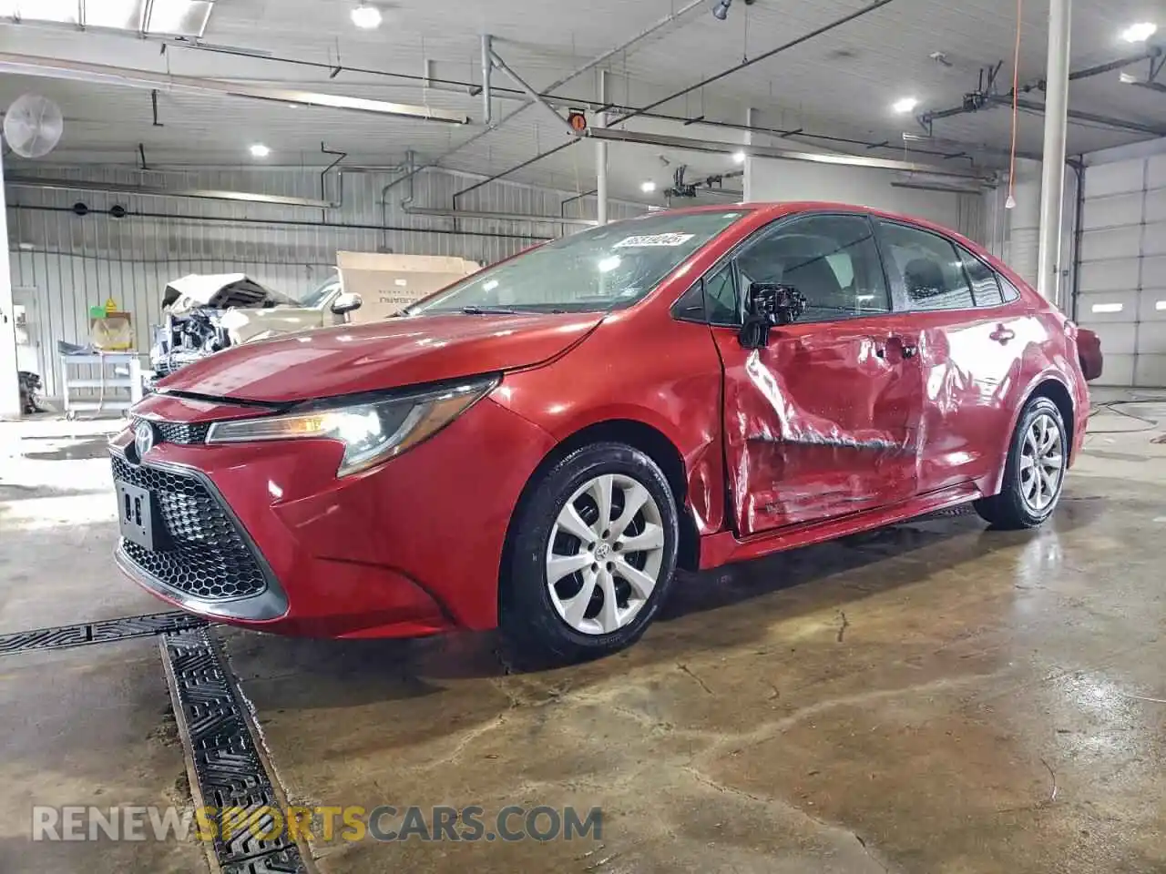 1 Photograph of a damaged car 5YFEPMAE1MP204417 TOYOTA COROLLA 2021