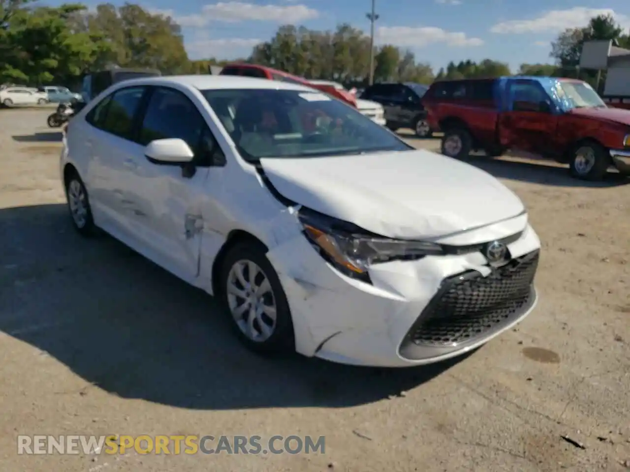 1 Photograph of a damaged car 5YFEPMAE1MP207527 TOYOTA COROLLA 2021
