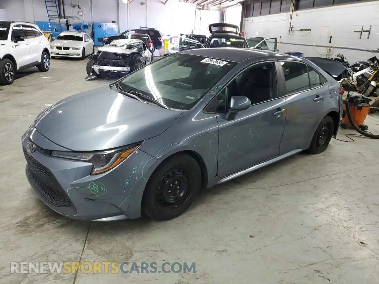 1 Photograph of a damaged car 5YFEPMAE1MP207883 TOYOTA COROLLA 2021