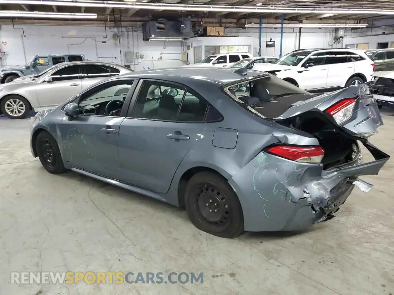 2 Photograph of a damaged car 5YFEPMAE1MP207883 TOYOTA COROLLA 2021