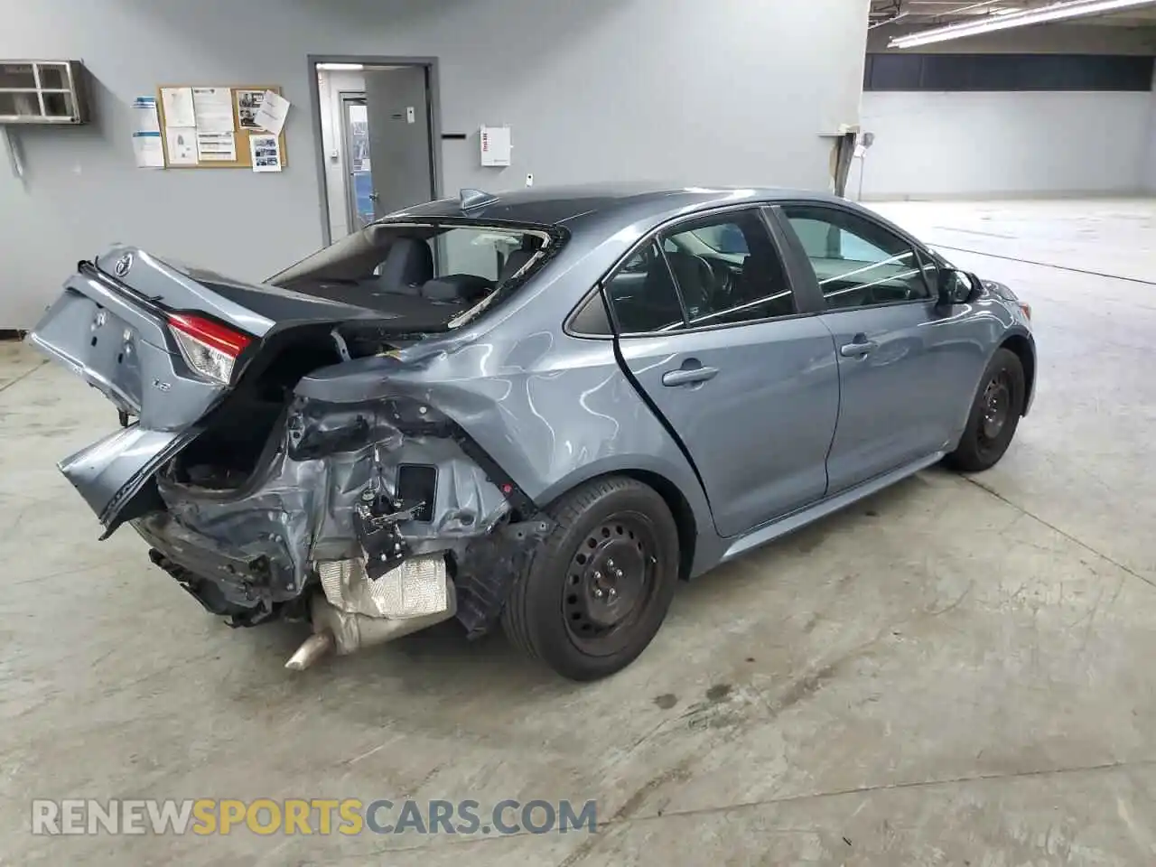 3 Photograph of a damaged car 5YFEPMAE1MP207883 TOYOTA COROLLA 2021