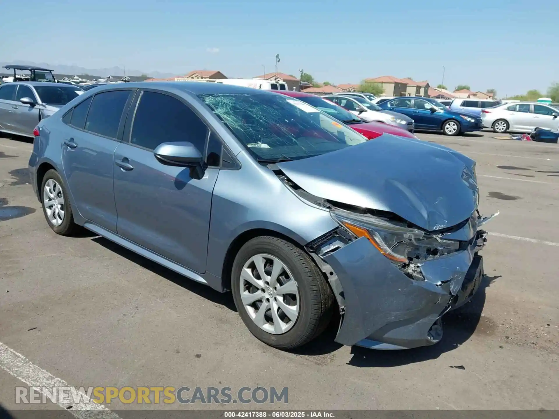 1 Photograph of a damaged car 5YFEPMAE1MP210525 TOYOTA COROLLA 2021