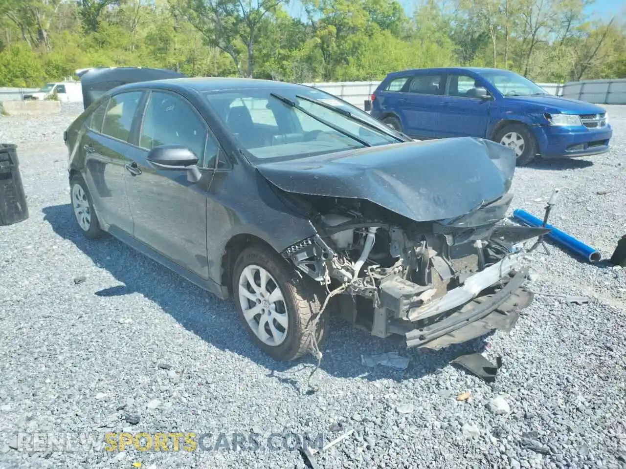 1 Photograph of a damaged car 5YFEPMAE1MP211514 TOYOTA COROLLA 2021