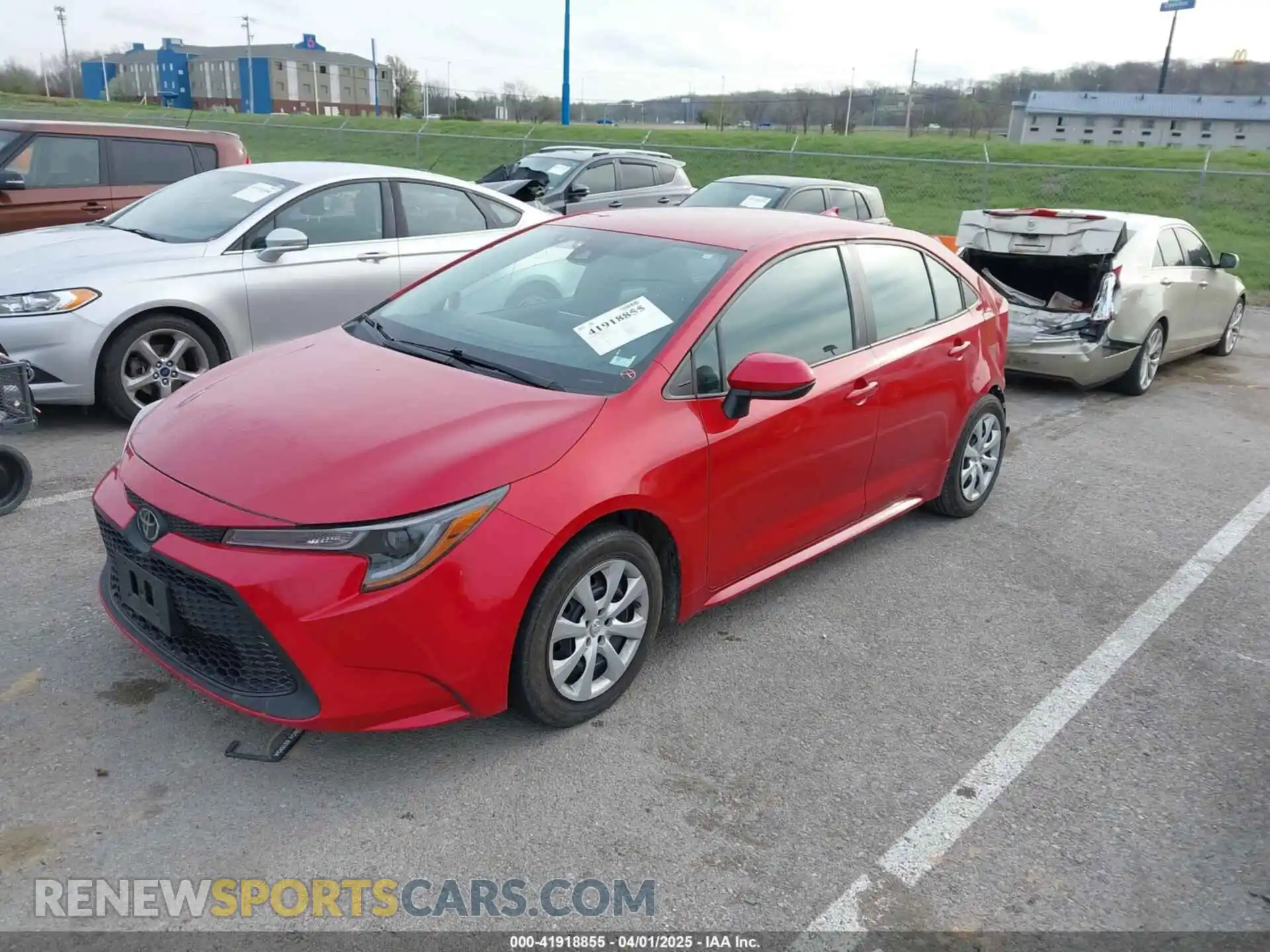 2 Photograph of a damaged car 5YFEPMAE1MP212808 TOYOTA COROLLA 2021