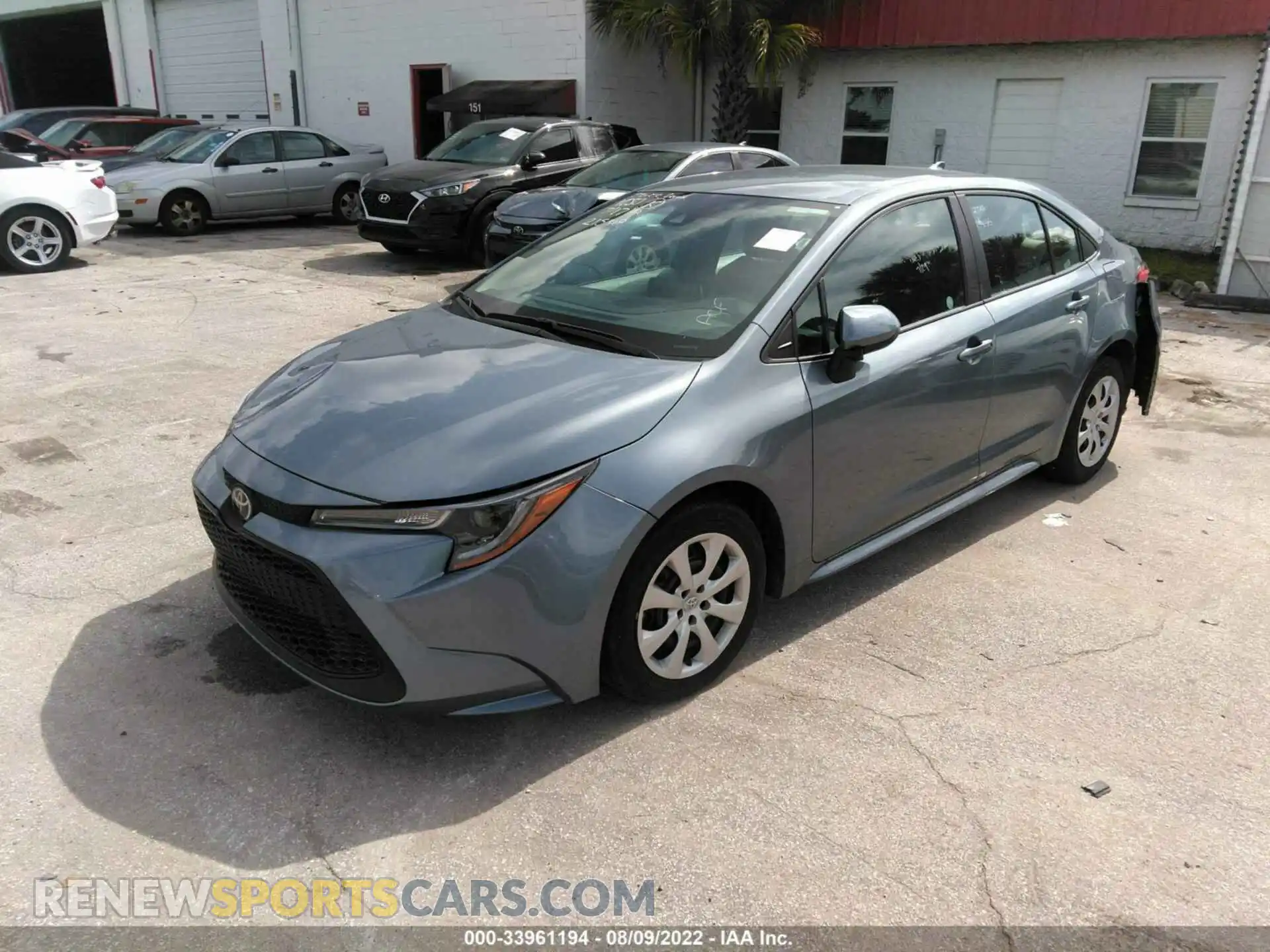 2 Photograph of a damaged car 5YFEPMAE1MP215319 TOYOTA COROLLA 2021