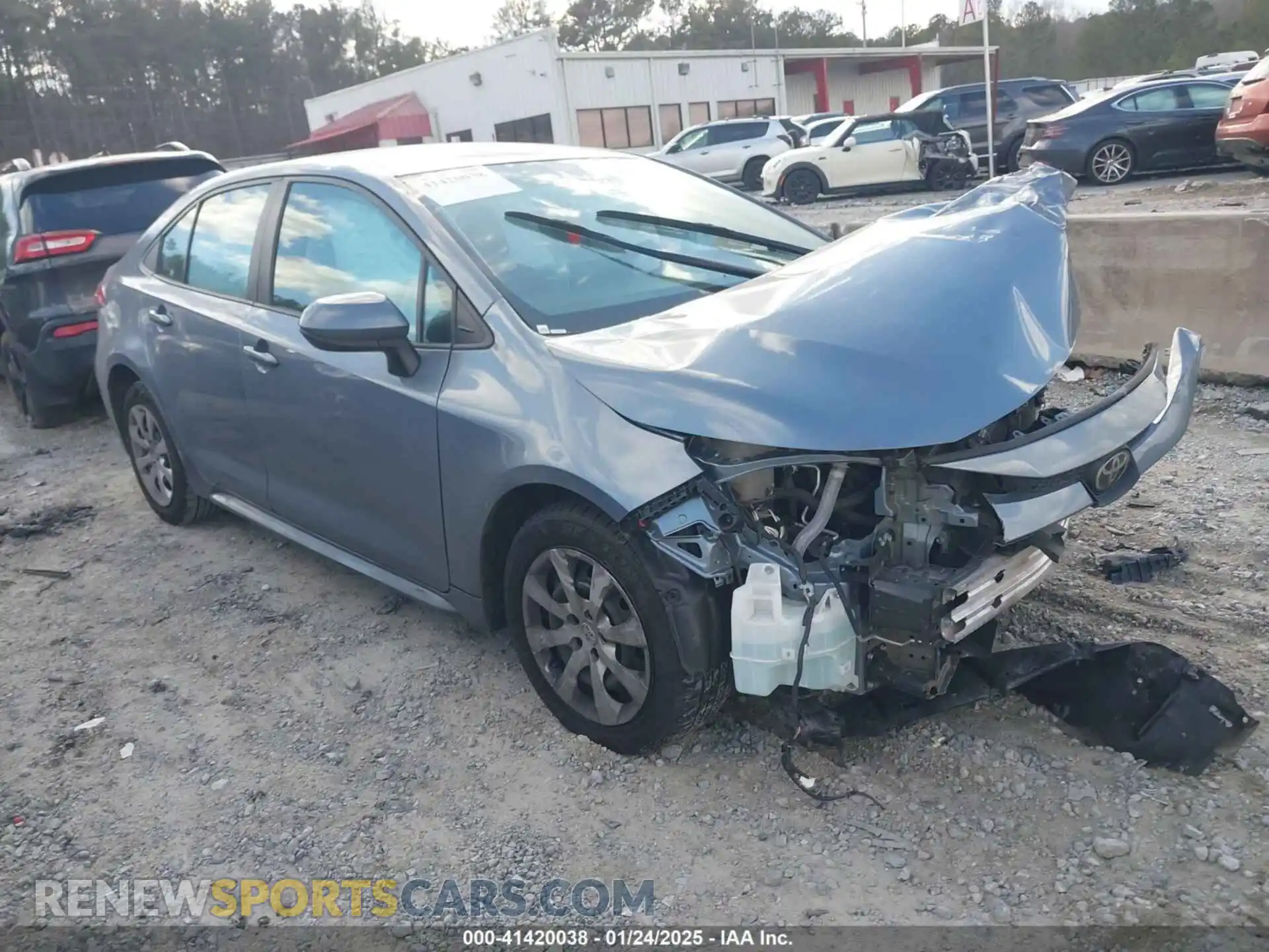 1 Photograph of a damaged car 5YFEPMAE1MP216793 TOYOTA COROLLA 2021