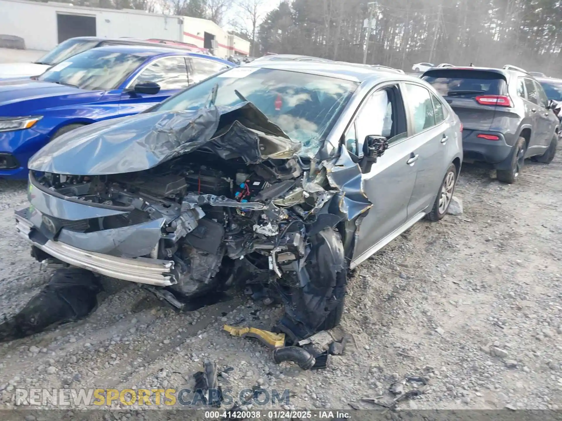 2 Photograph of a damaged car 5YFEPMAE1MP216793 TOYOTA COROLLA 2021