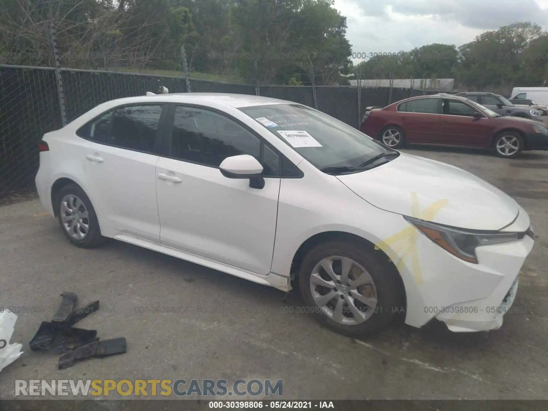1 Photograph of a damaged car 5YFEPMAE1MP217975 TOYOTA COROLLA 2021