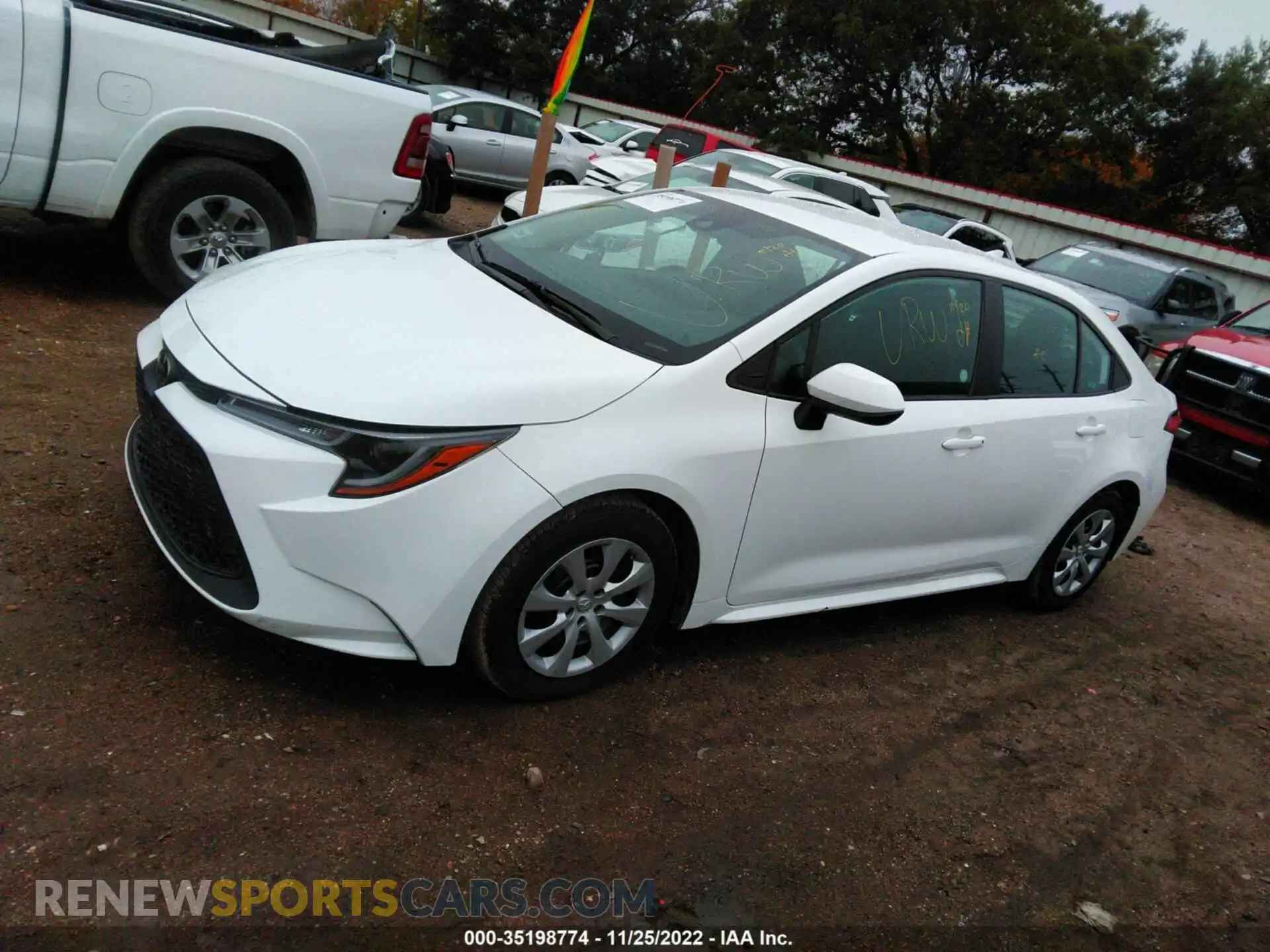 2 Photograph of a damaged car 5YFEPMAE1MP220276 TOYOTA COROLLA 2021