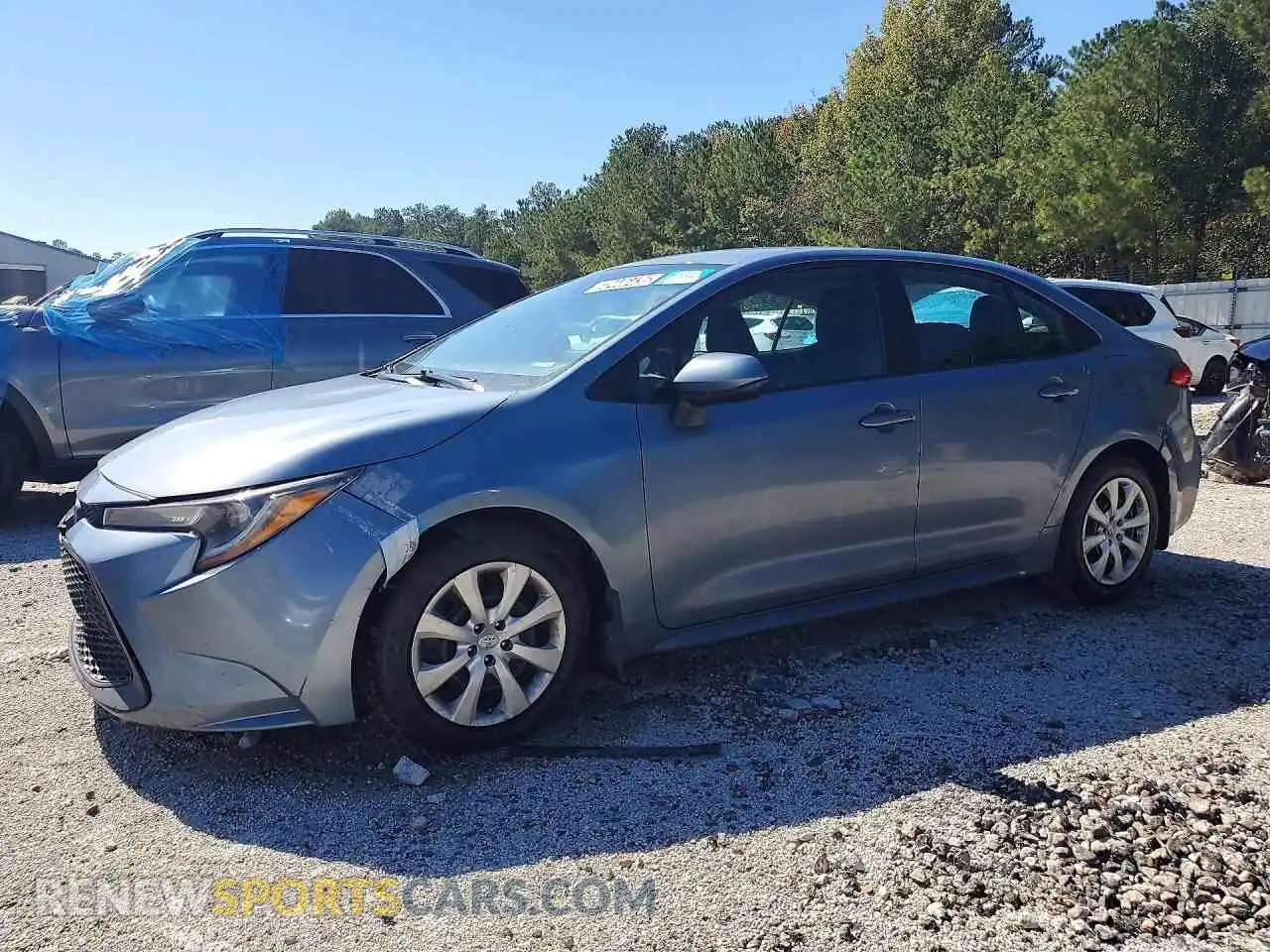 1 fotografías del automóvil dañado 5YFEPMAE1MP220830 TOYOTA COROLLA 2021