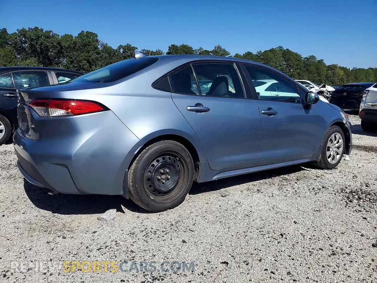 3 fotografías del automóvil dañado 5YFEPMAE1MP220830 TOYOTA COROLLA 2021