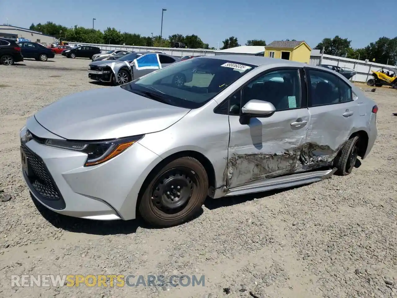 1 fotografías del automóvil dañado 5YFEPMAE1MP222884 TOYOTA COROLLA 2021