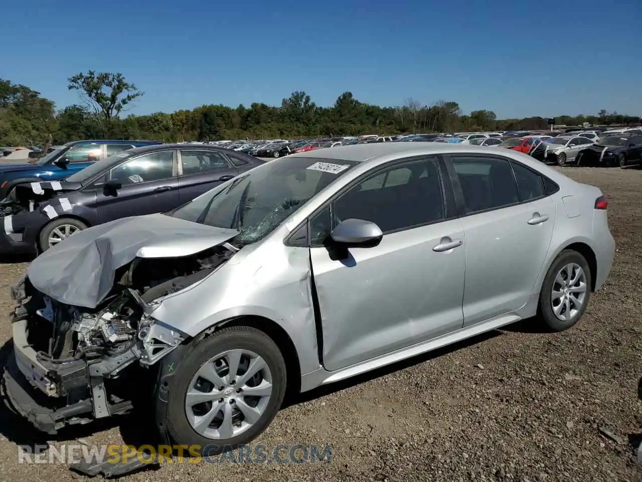 1 Photograph of a damaged car 5YFEPMAE1MP224649 TOYOTA COROLLA 2021