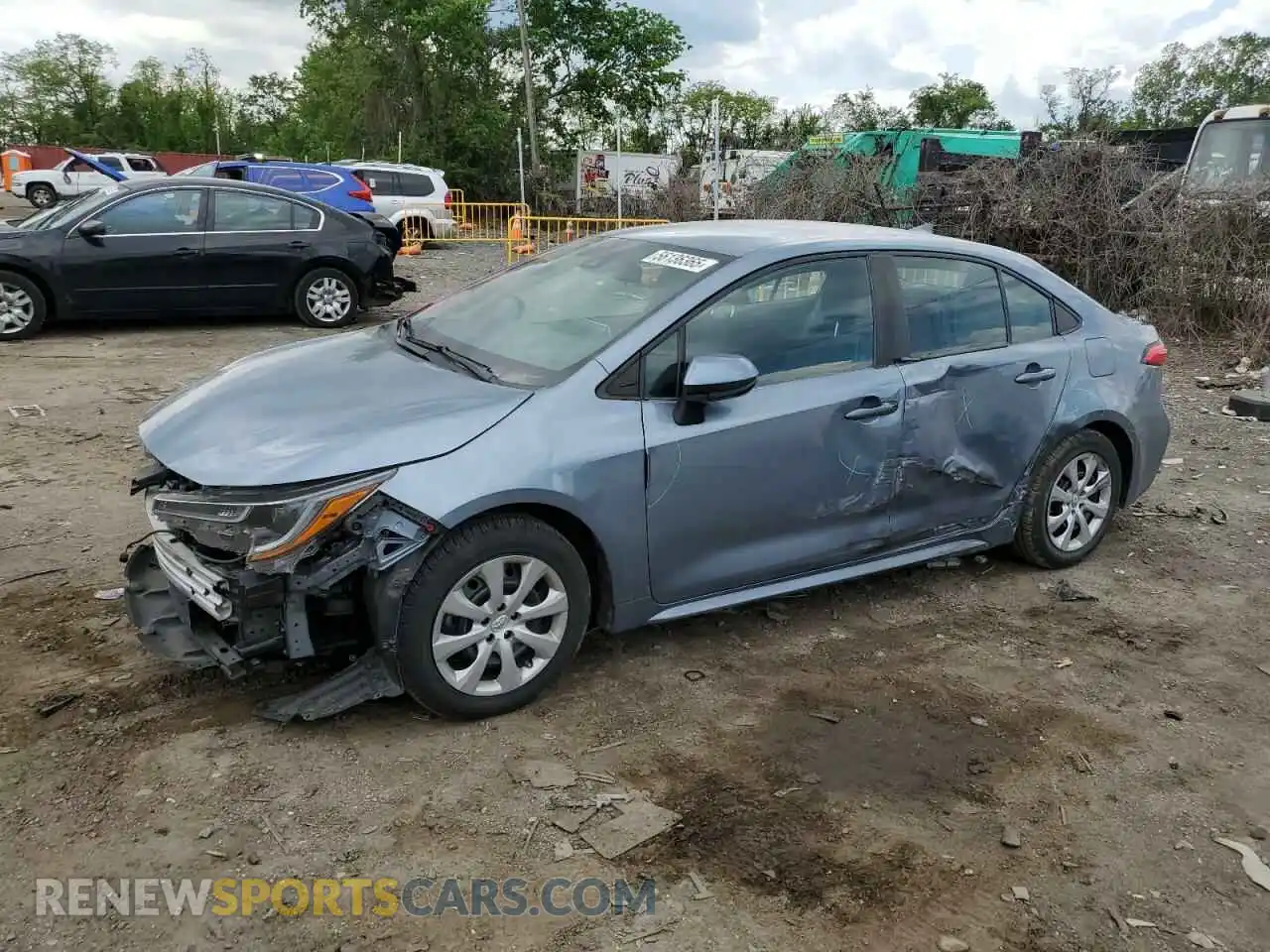 1 Photograph of a damaged car 5YFEPMAE1MP225896 TOYOTA COROLLA 2021