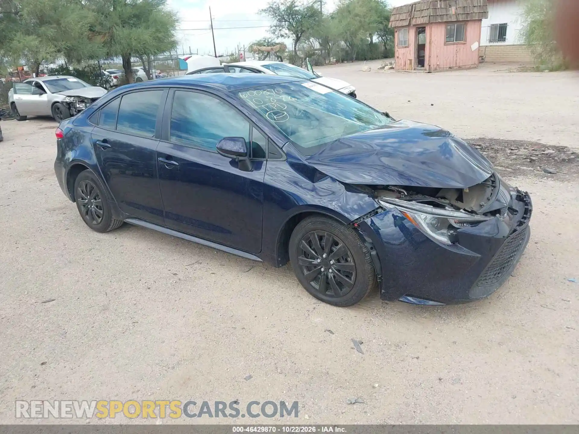 1 Фотография поврежденного автомобиля 5YFEPMAE1MP228197 TOYOTA COROLLA 2021