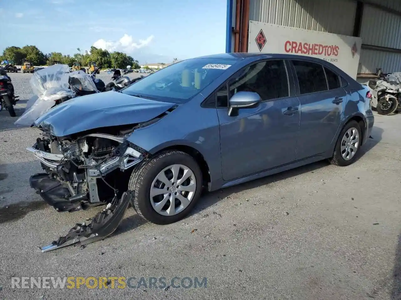 1 Photograph of a damaged car 5YFEPMAE1MP228457 TOYOTA COROLLA 2021