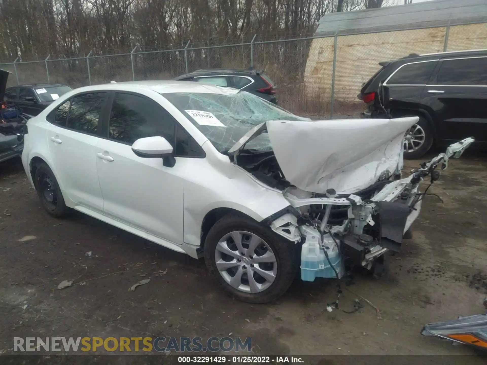 1 Photograph of a damaged car 5YFEPMAE1MP228491 TOYOTA COROLLA 2021