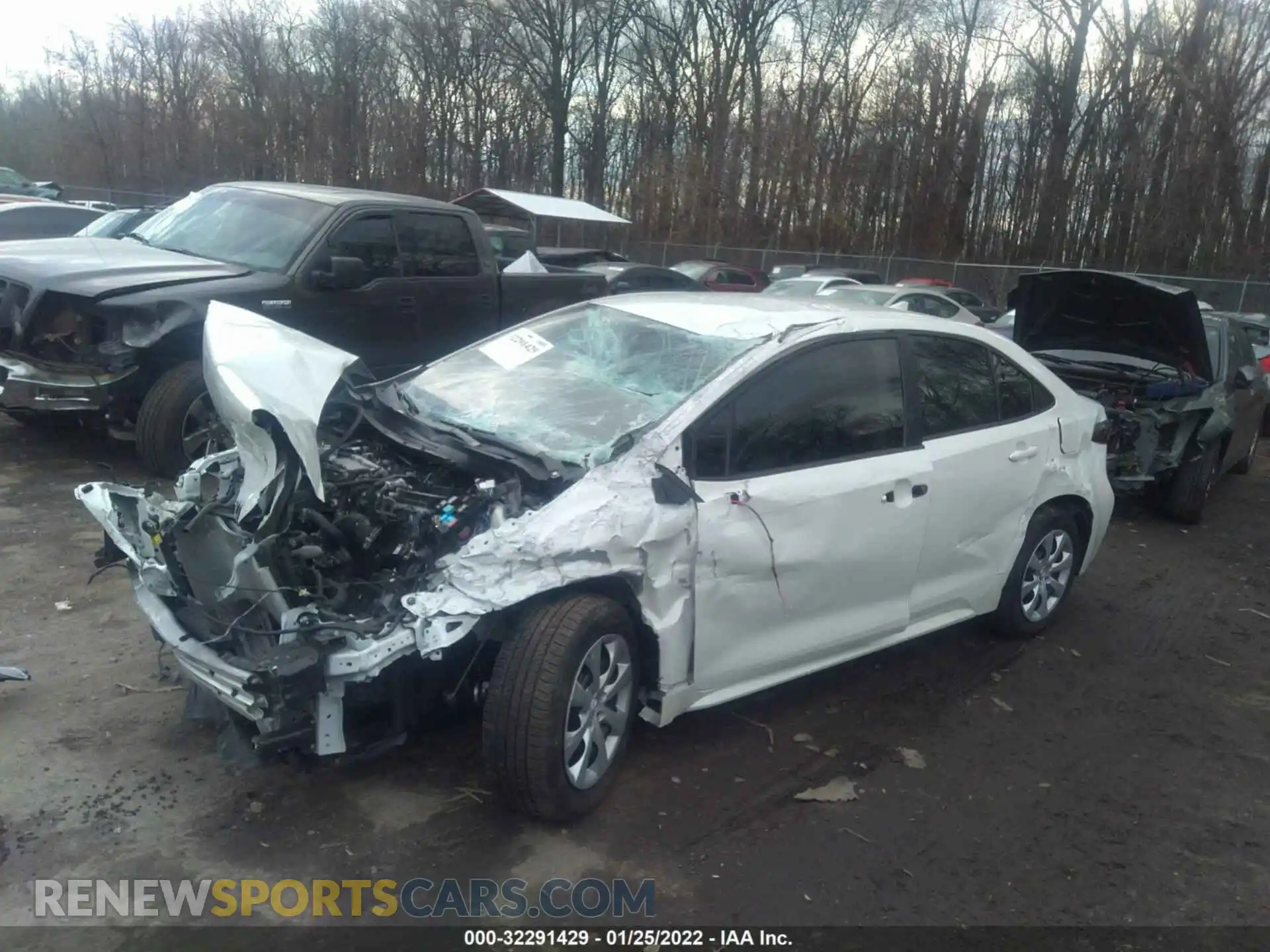 2 Photograph of a damaged car 5YFEPMAE1MP228491 TOYOTA COROLLA 2021