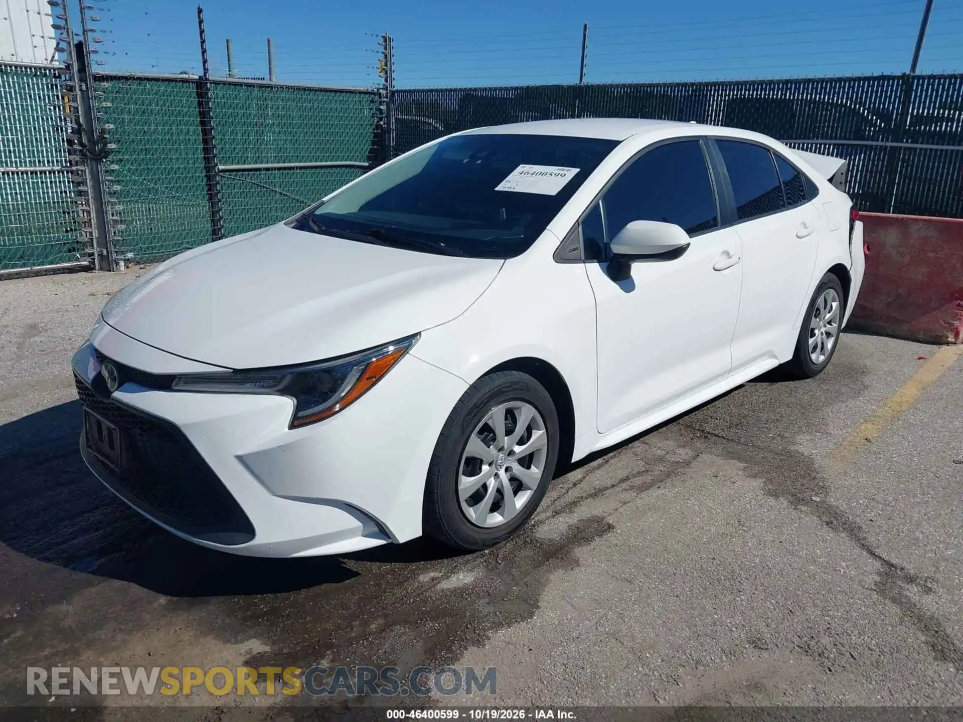 2 Photograph of a damaged car 5YFEPMAE1MP232587 TOYOTA COROLLA 2021