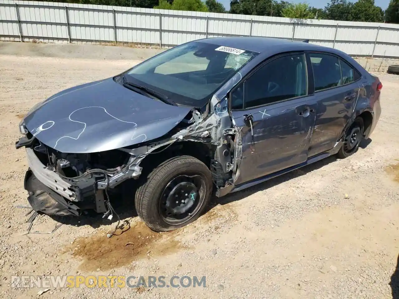 1 Photograph of a damaged car 5YFEPMAE1MP236266 TOYOTA COROLLA 2021
