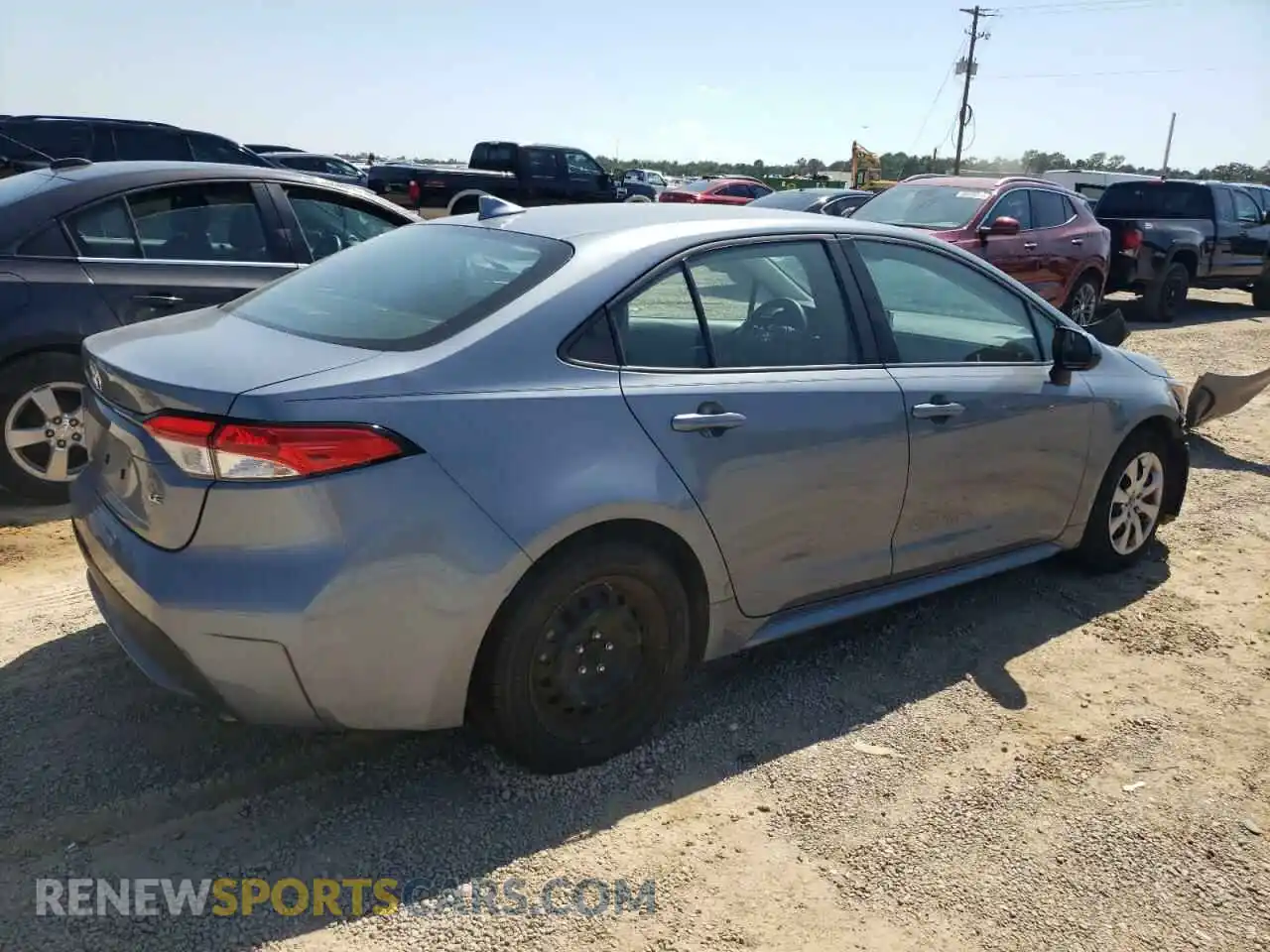 3 Photograph of a damaged car 5YFEPMAE1MP236266 TOYOTA COROLLA 2021