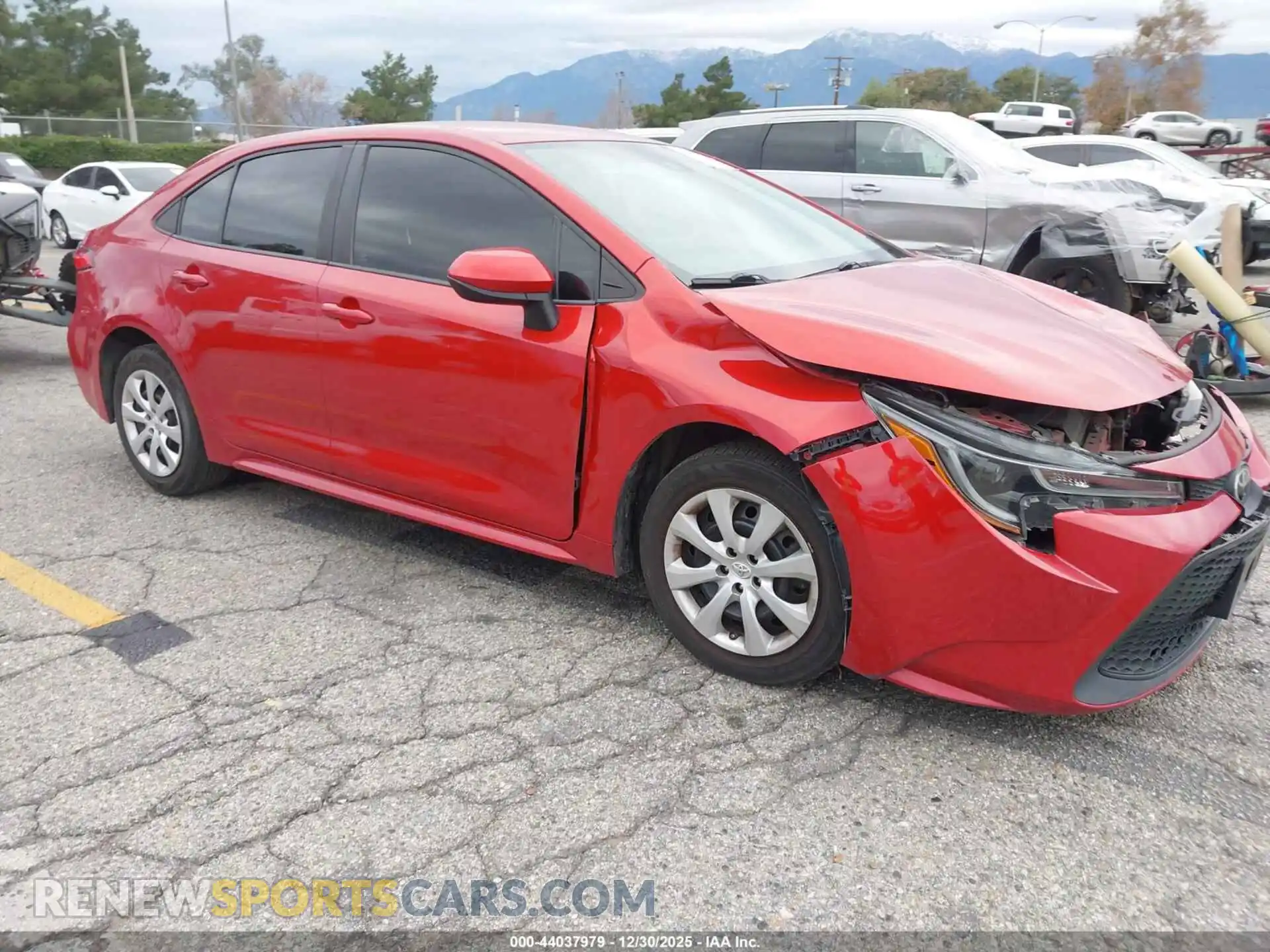 1 Photograph of a damaged car 5YFEPMAE1MP236378 TOYOTA COROLLA 2021