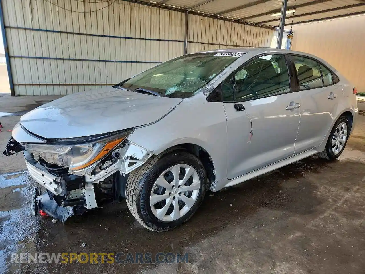 1 Фотография поврежденного автомобиля 5YFEPMAE1MP236588 TOYOTA COROLLA 2021