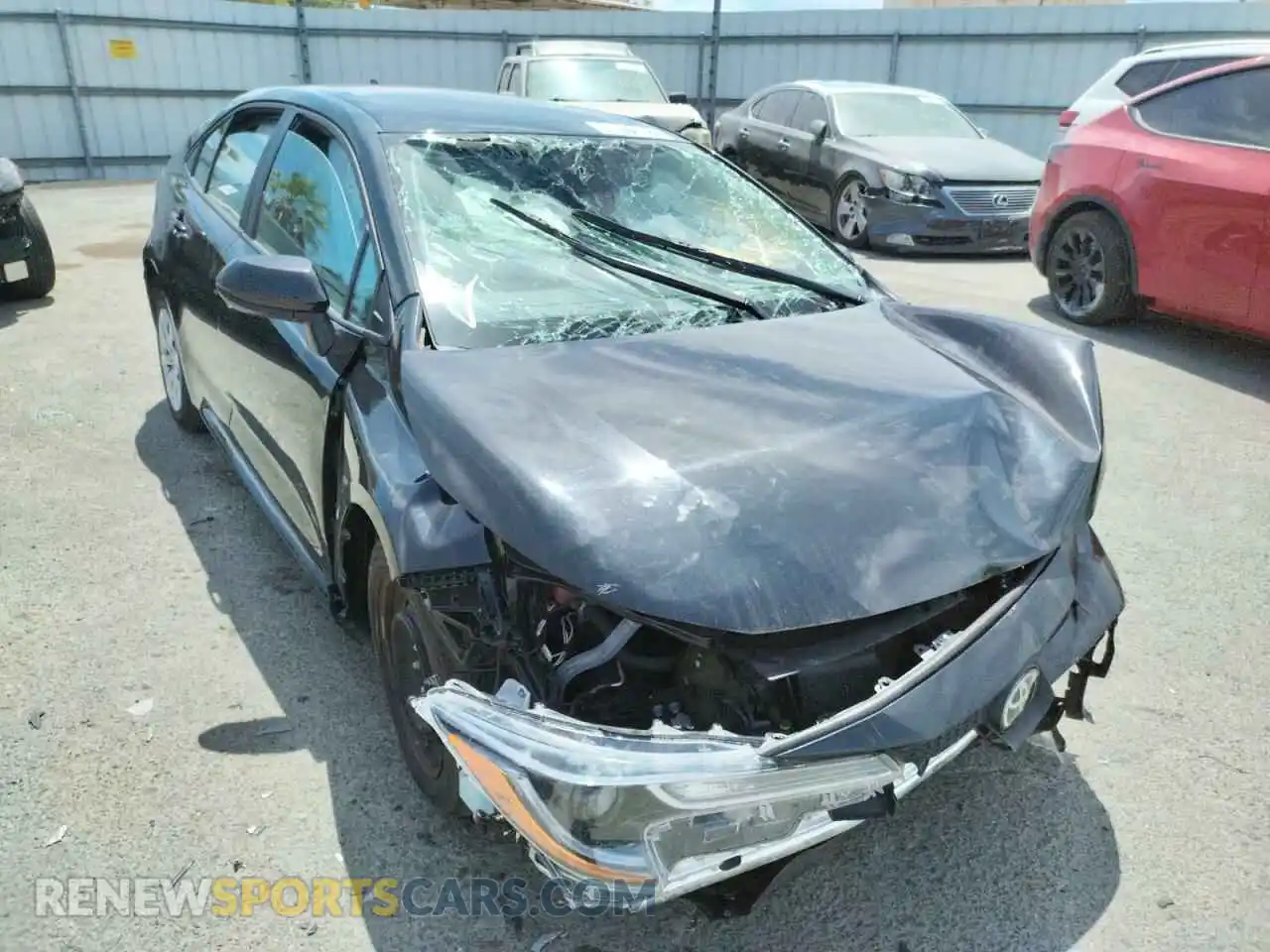 1 Photograph of a damaged car 5YFEPMAE1MP239720 TOYOTA COROLLA 2021