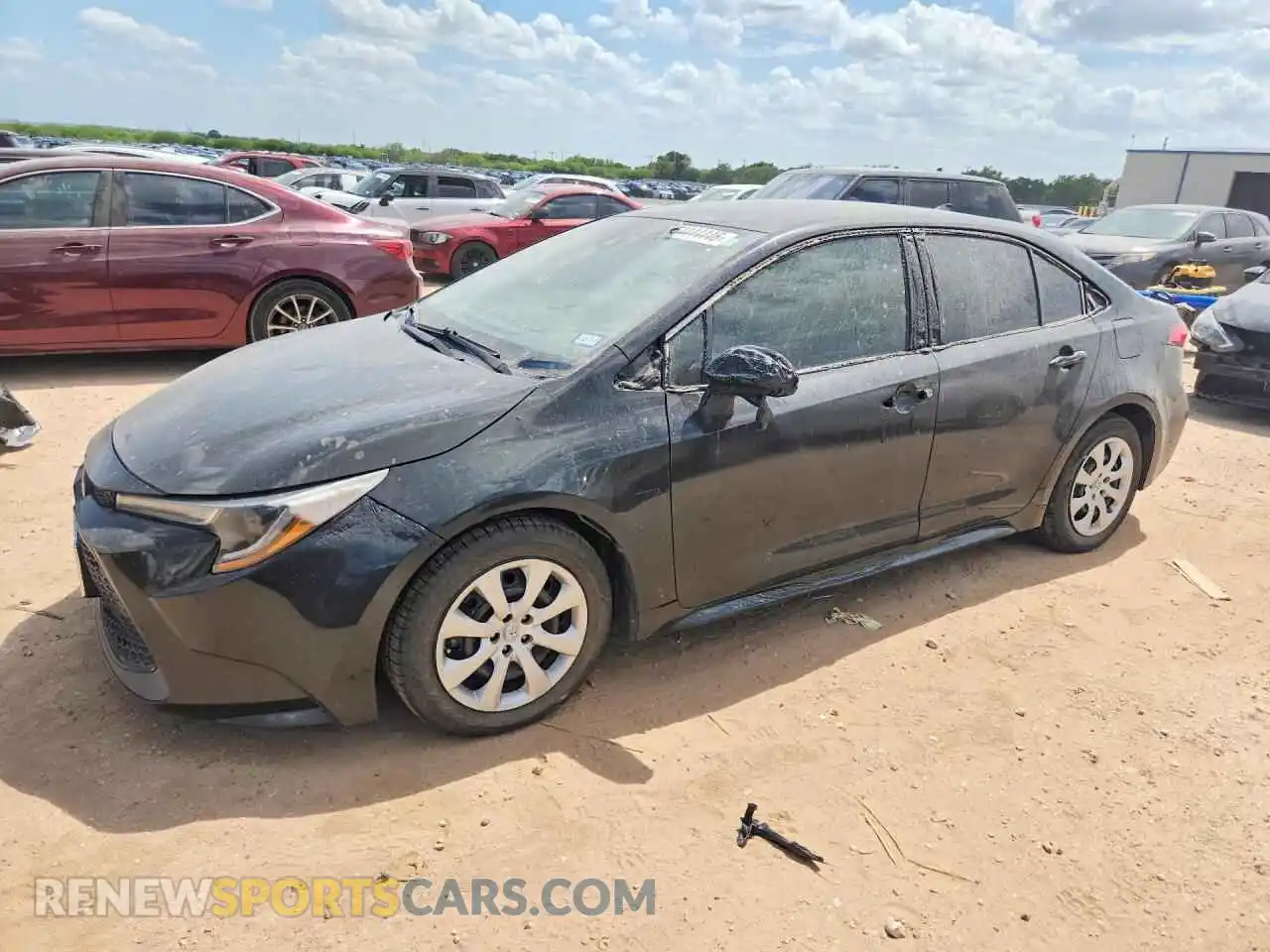 1 Photograph of a damaged car 5YFEPMAE1MP241886 TOYOTA COROLLA 2021