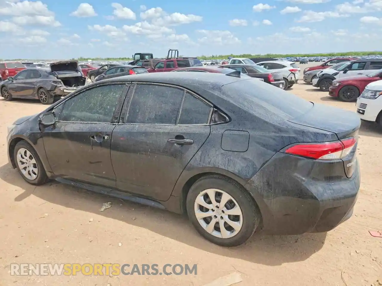 2 Photograph of a damaged car 5YFEPMAE1MP241886 TOYOTA COROLLA 2021