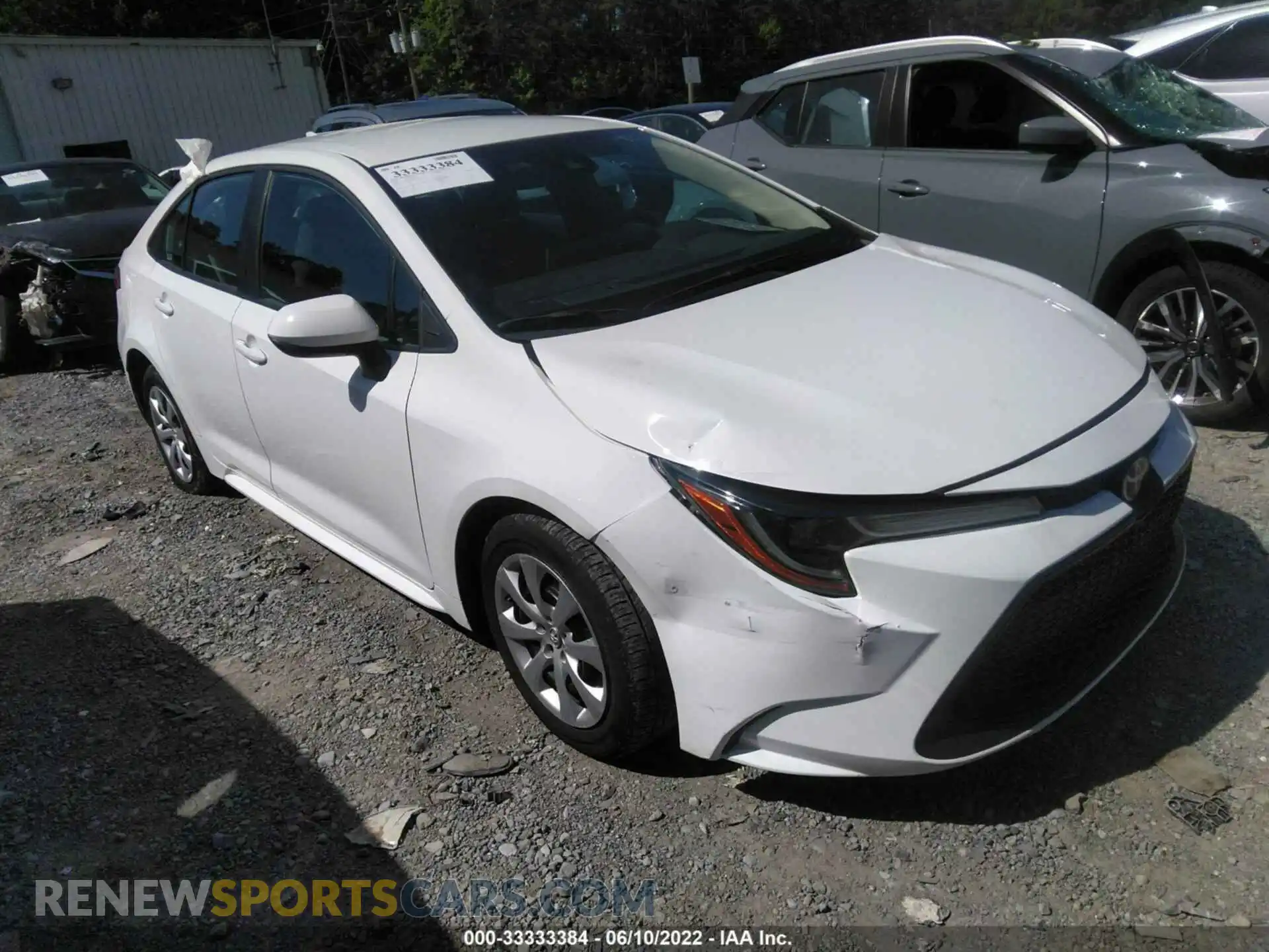 1 Photograph of a damaged car 5YFEPMAE1MP244979 TOYOTA COROLLA 2021