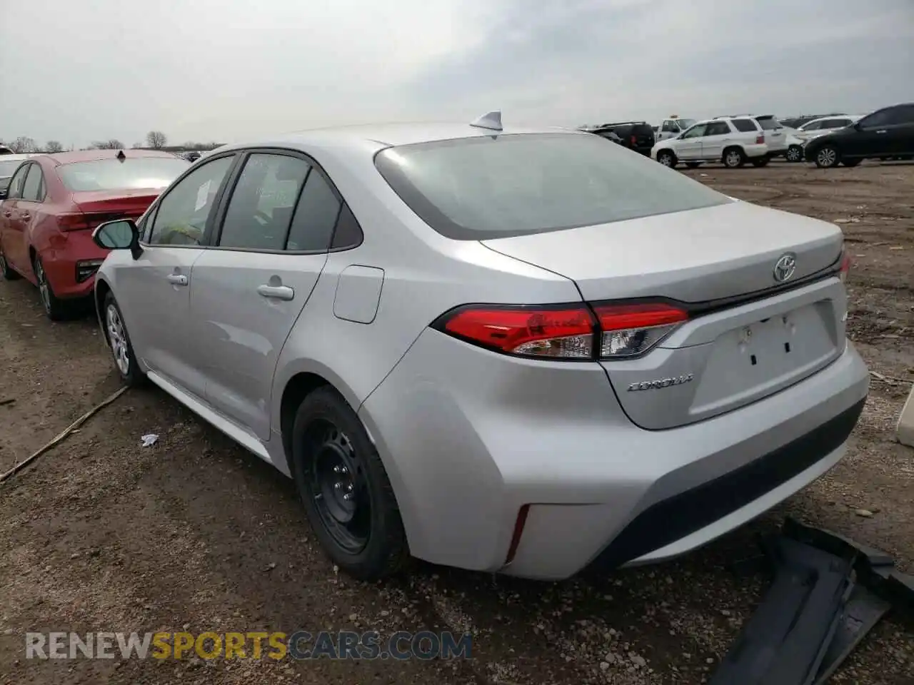 3 Photograph of a damaged car 5YFEPMAE1MP247333 TOYOTA COROLLA 2021