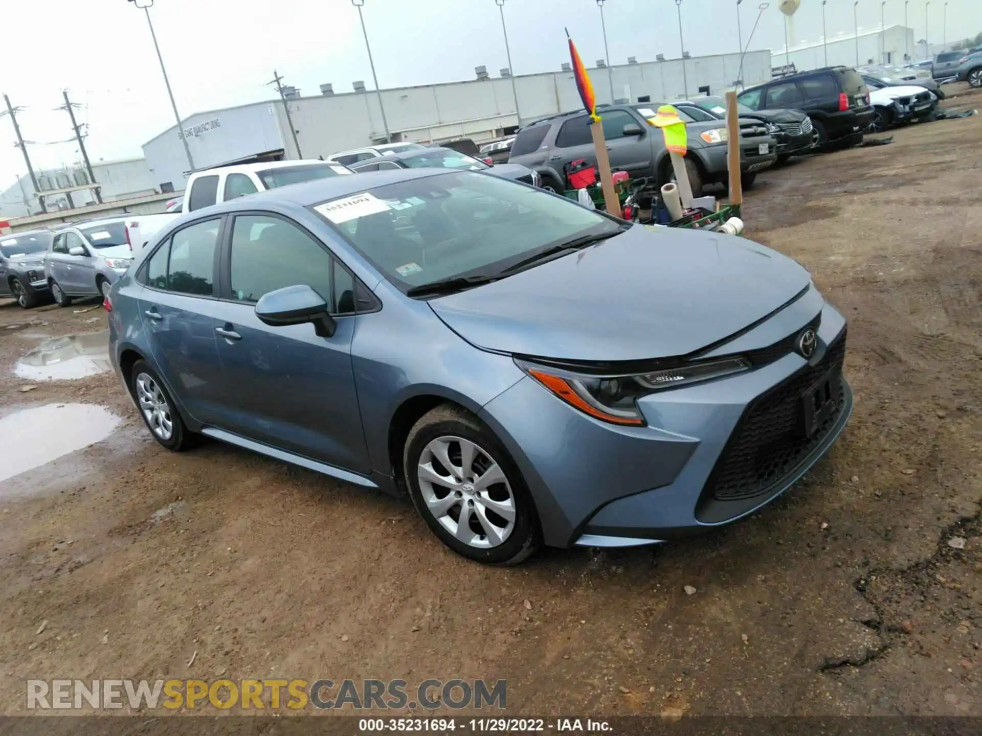 1 Photograph of a damaged car 5YFEPMAE1MP247414 TOYOTA COROLLA 2021