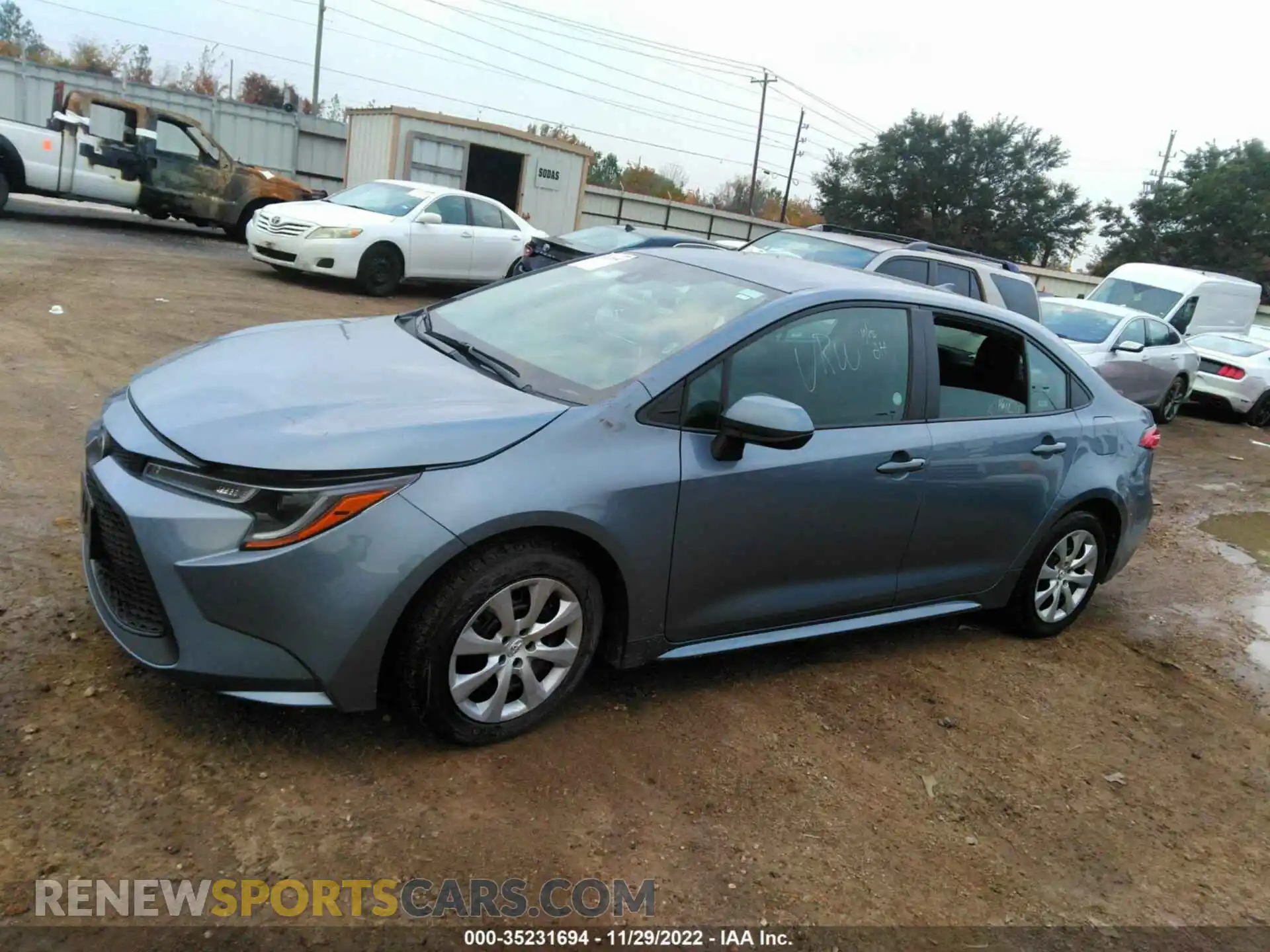 2 Photograph of a damaged car 5YFEPMAE1MP247414 TOYOTA COROLLA 2021