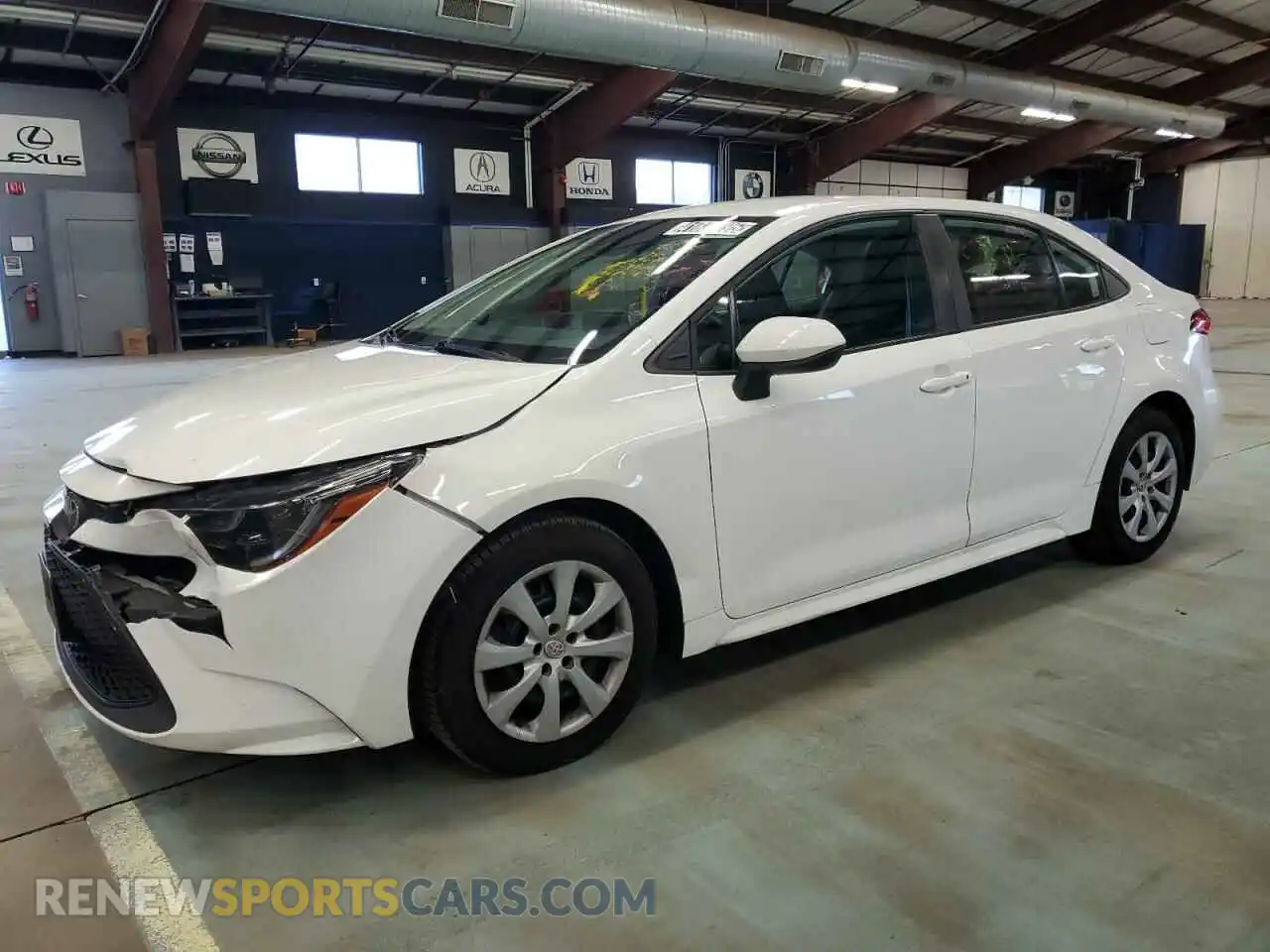1 Photograph of a damaged car 5YFEPMAE1MP248448 TOYOTA COROLLA 2021