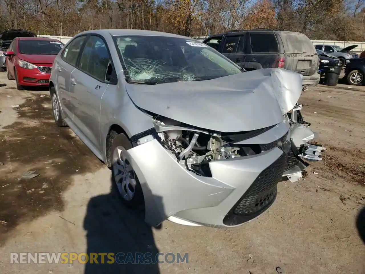 1 Photograph of a damaged car 5YFEPMAE1MP248692 TOYOTA COROLLA 2021