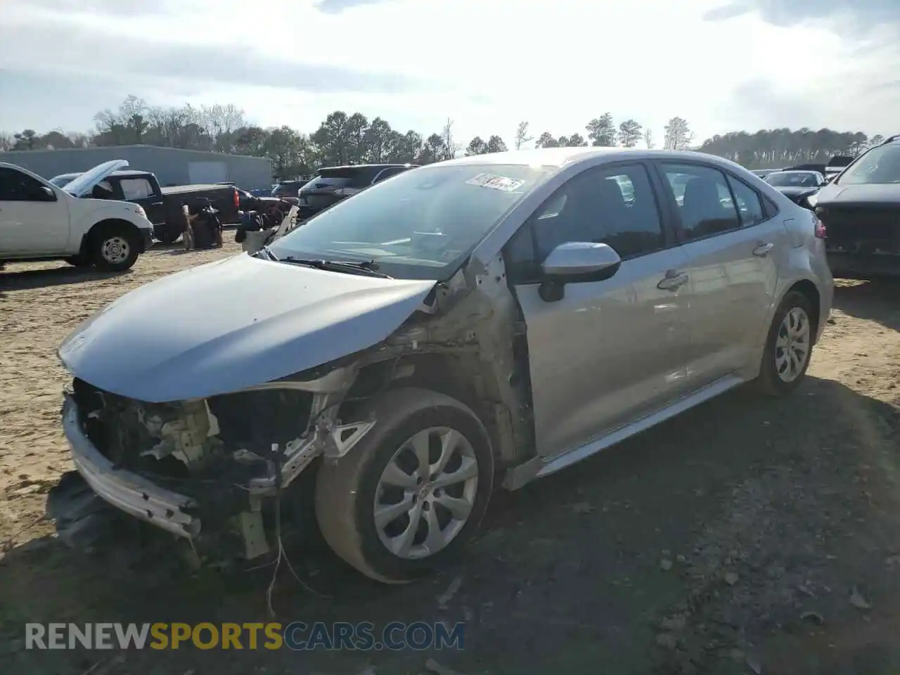 1 Photograph of a damaged car 5YFEPMAE1MP249325 TOYOTA COROLLA 2021
