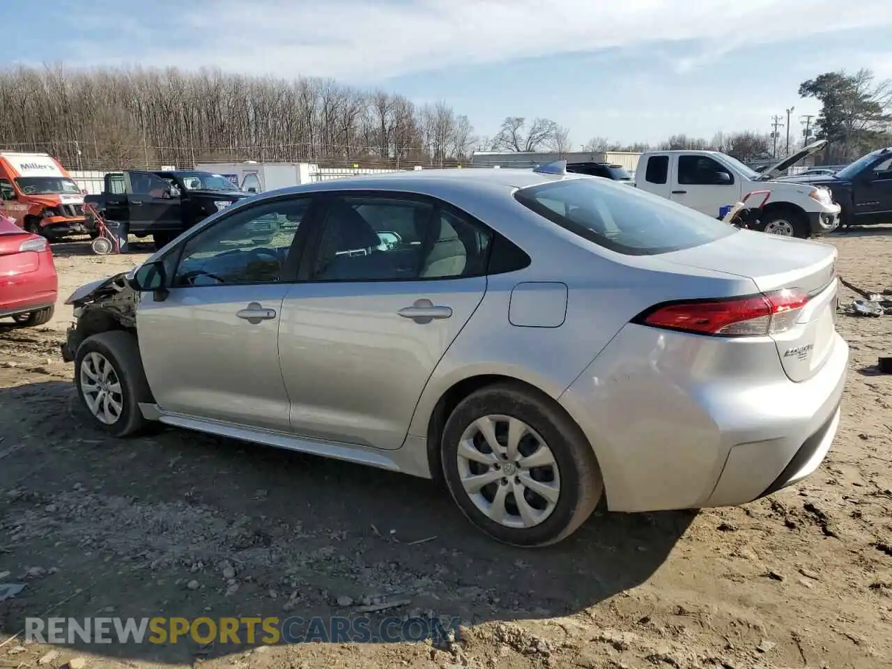 2 Photograph of a damaged car 5YFEPMAE1MP249325 TOYOTA COROLLA 2021